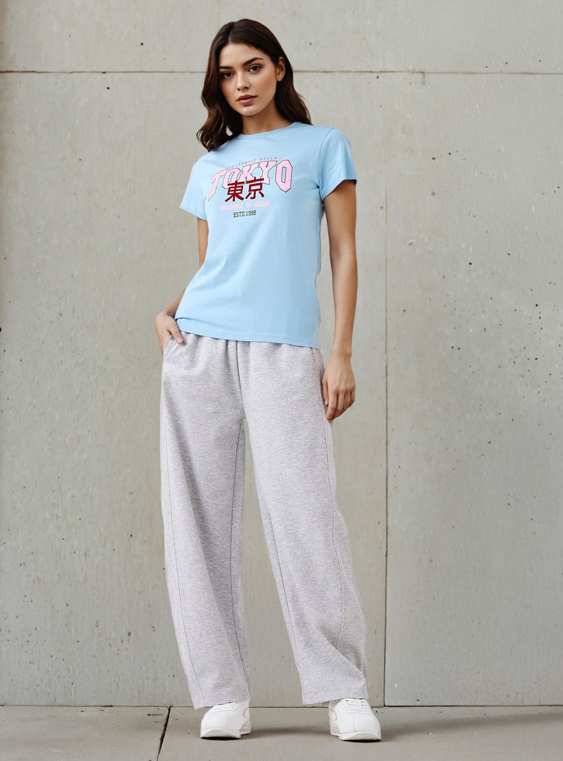 بنطلون بألواح بخصر متوسط وقصّة باريل-women-clothing-bottoms-trousers-image-4