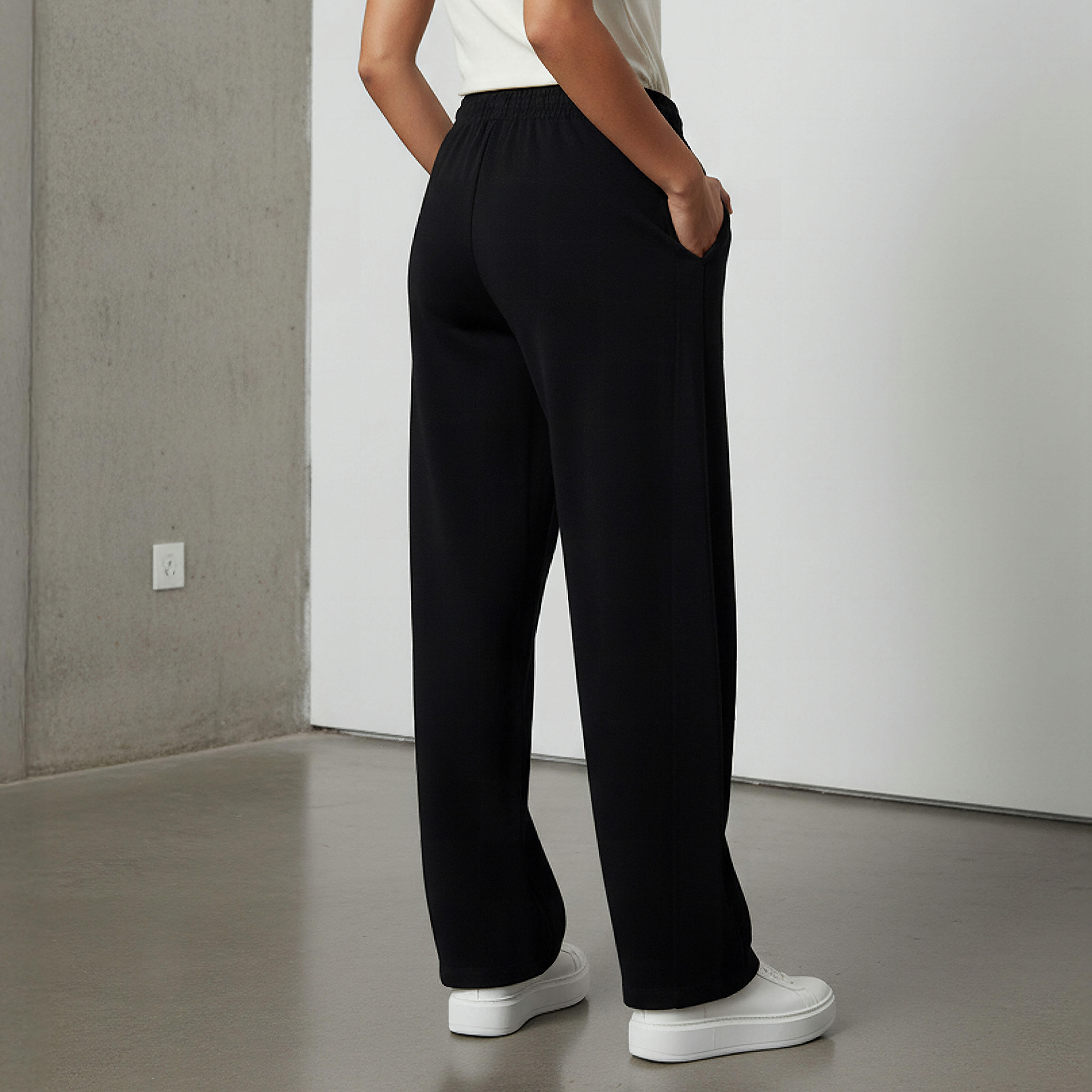 Barrel Fit Mid Rise Panelled Pants-women-clothing-bottoms-trousers-image-3