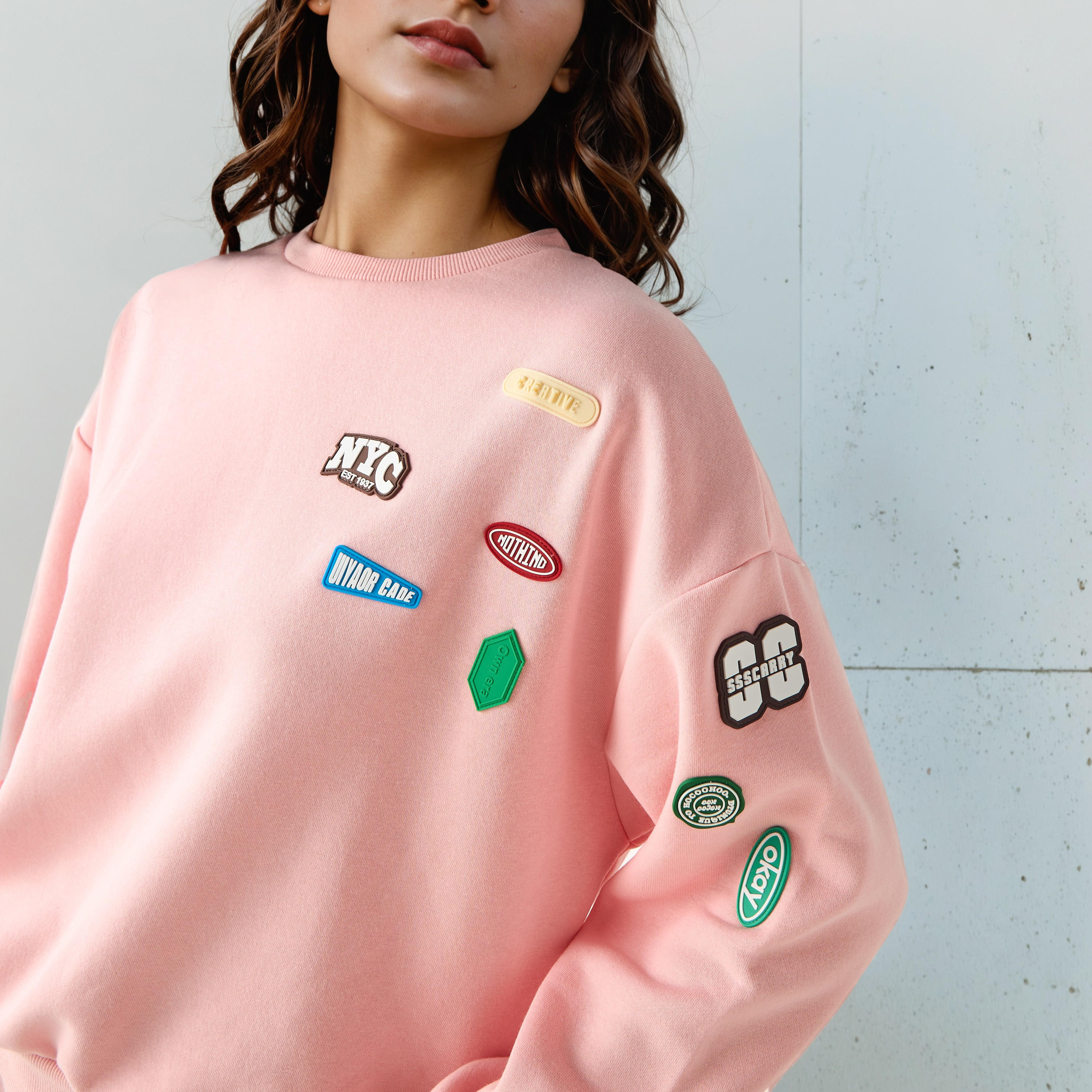Patch Accent Sweatshirt-women-winterwear-hoodiesandsweatshirts-sweatshirts-image-5