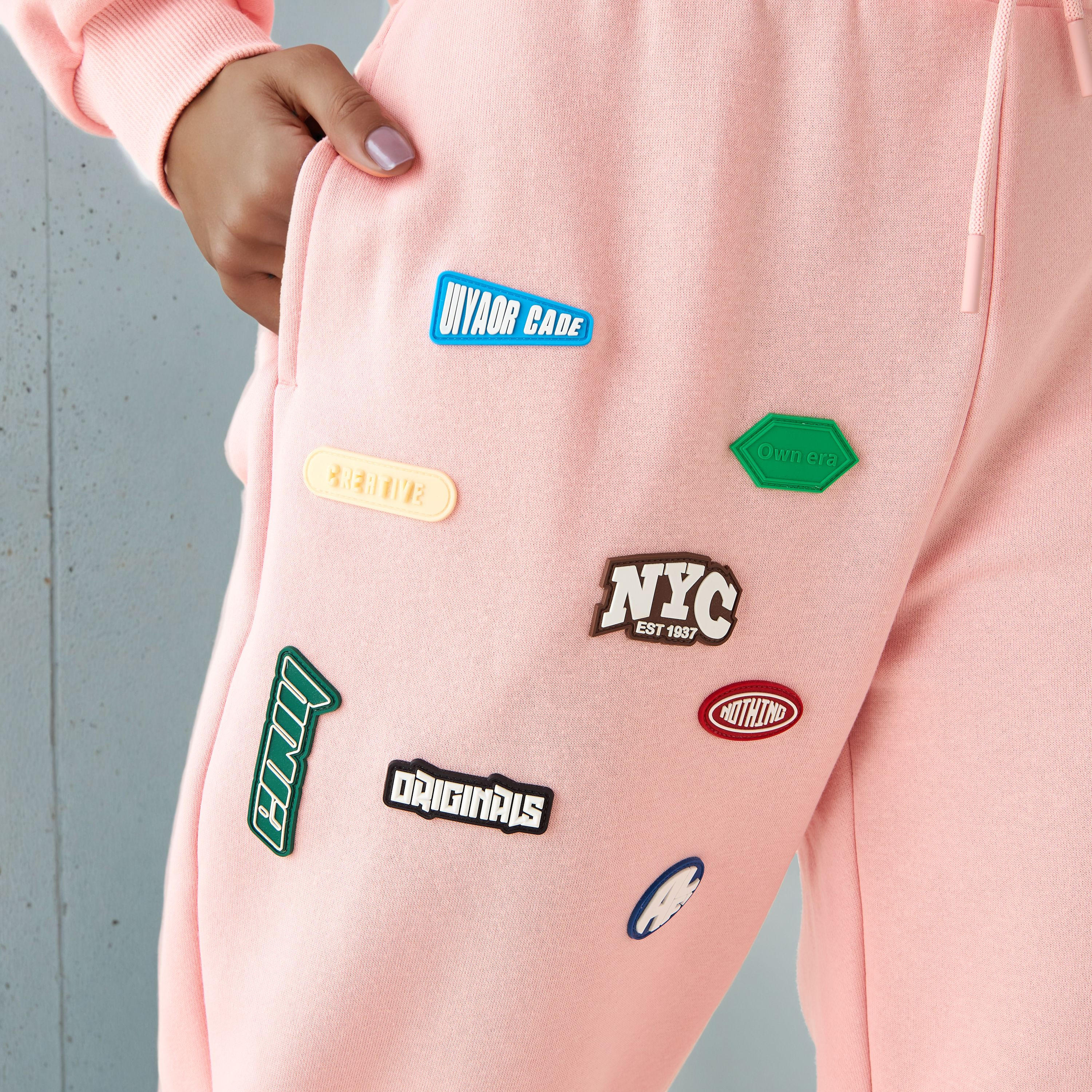 Patch Accent Joggers-women-clothing-bottoms-joggers-image-4