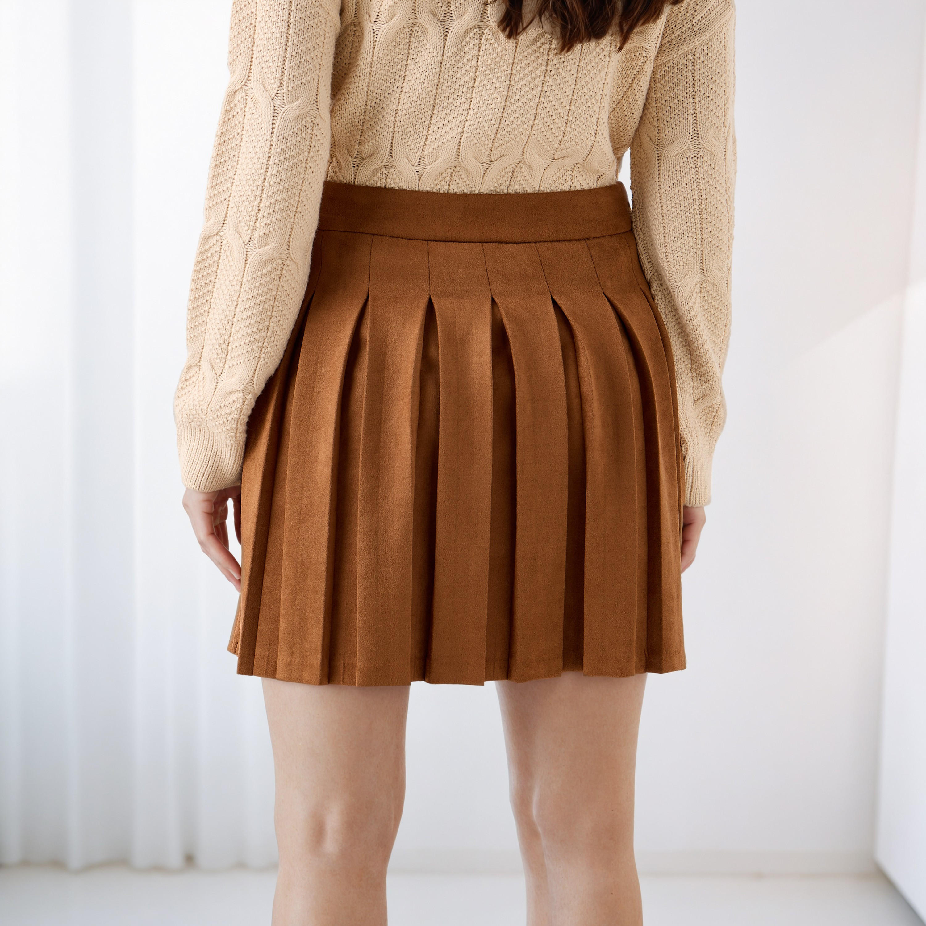 Mini Pleated Skirt with Zip Closure-women-clothing-bottoms-skirts-image-3