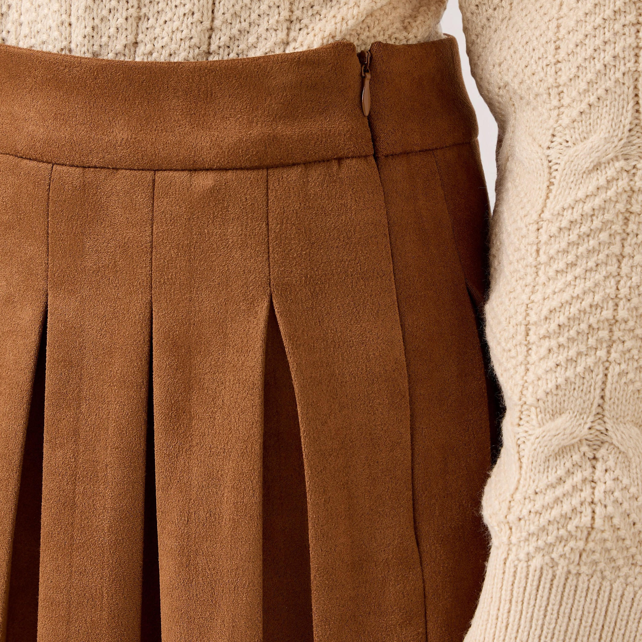 Mini Pleated Skirt with Zip Closure-women-clothing-bottoms-skirts-image-4