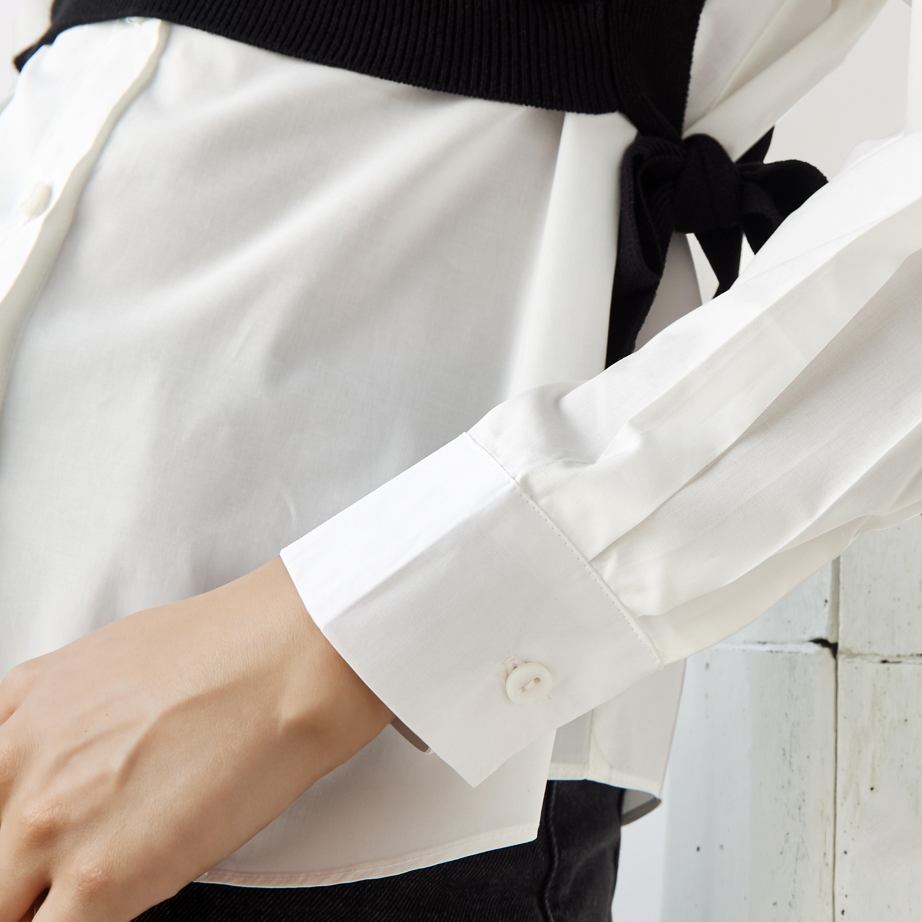 بلوزة تويفر بارزة الملمس بقصة عادية-women-clothing-shirtsandblouses-blouses-image-1
