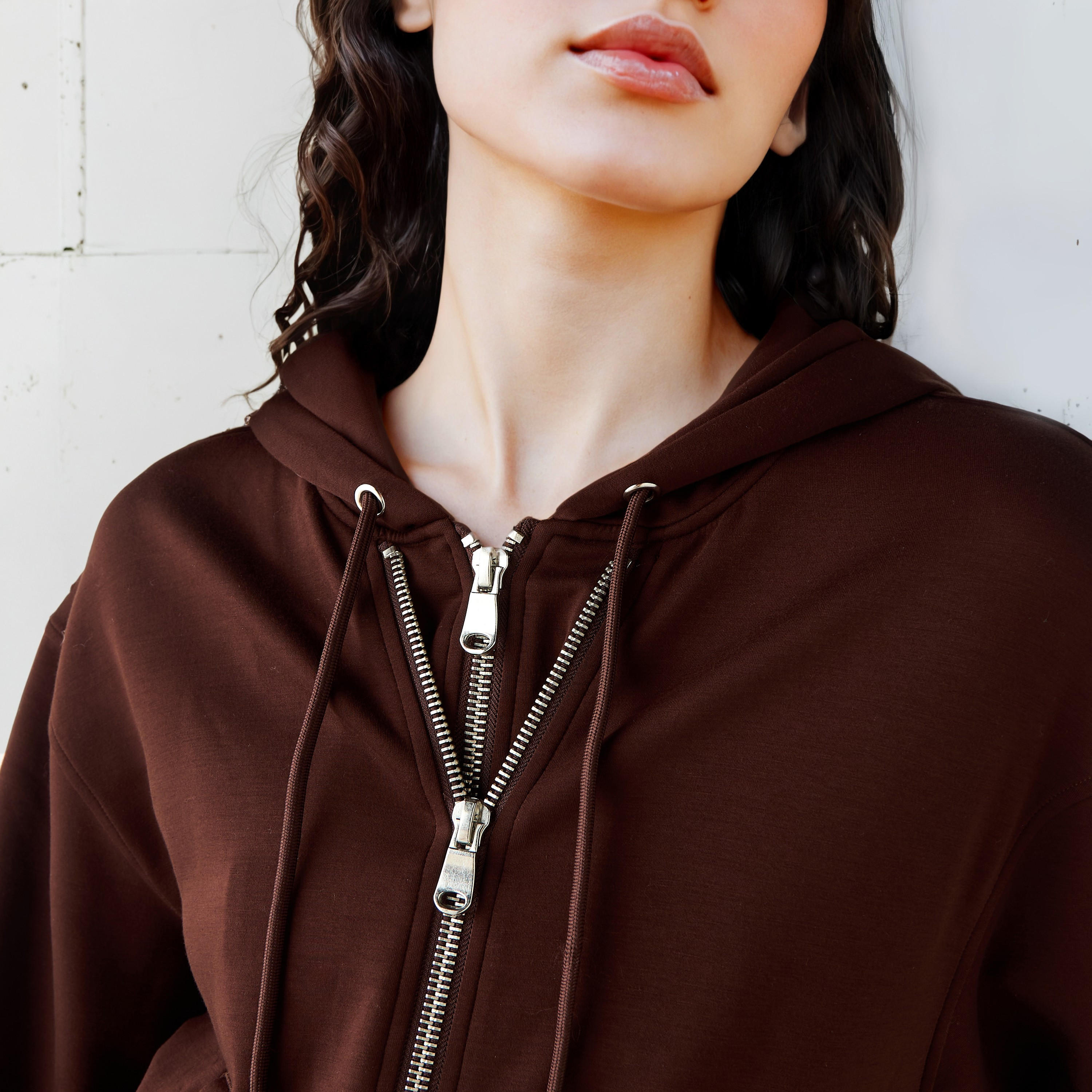 Zip Through Hooded Jacket-women-winterwear-coatsandjackets-jackets-image-3