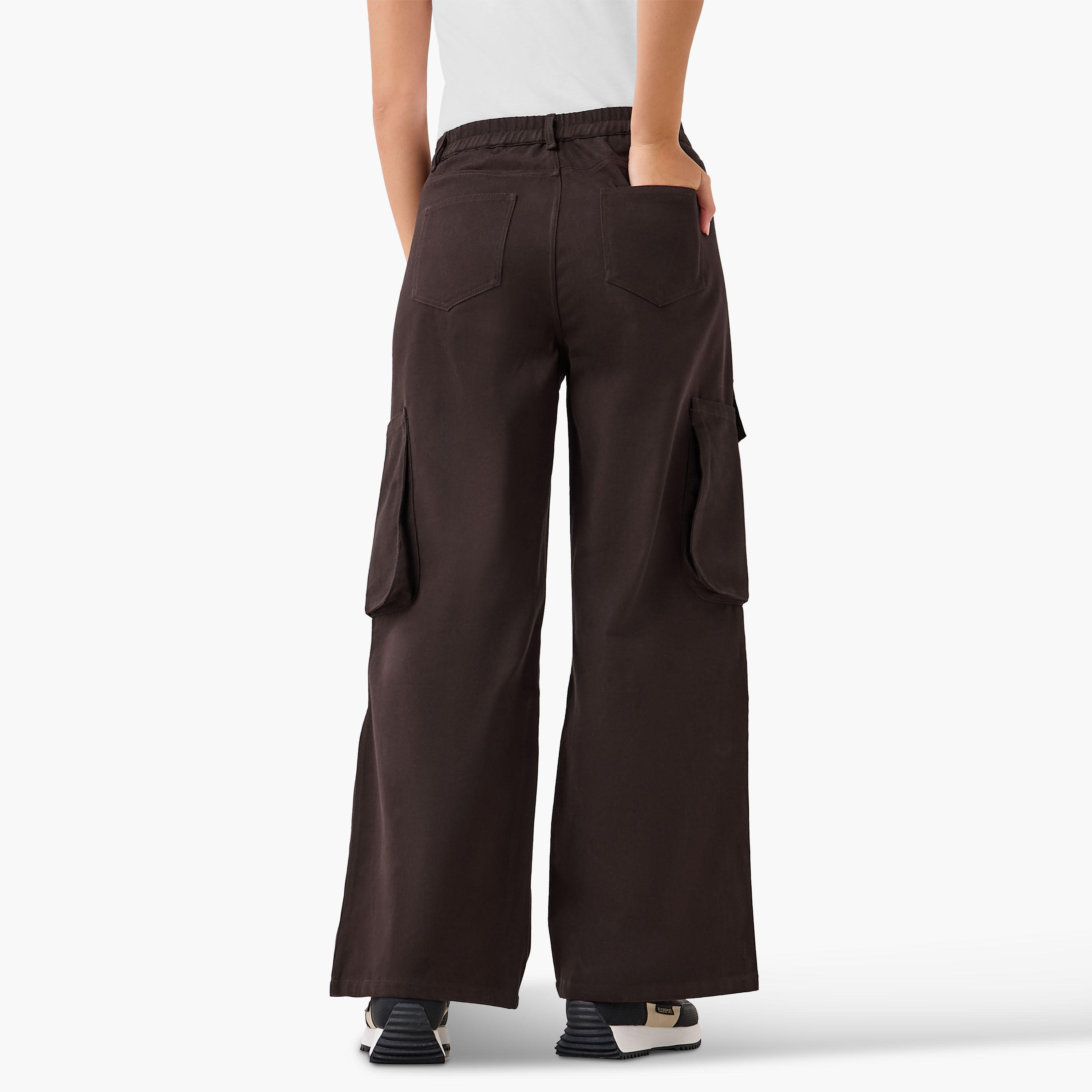 Relaxed Fit High-Waist Cotton Cargo Pants-women-clothing-bottoms-trousers-image-5