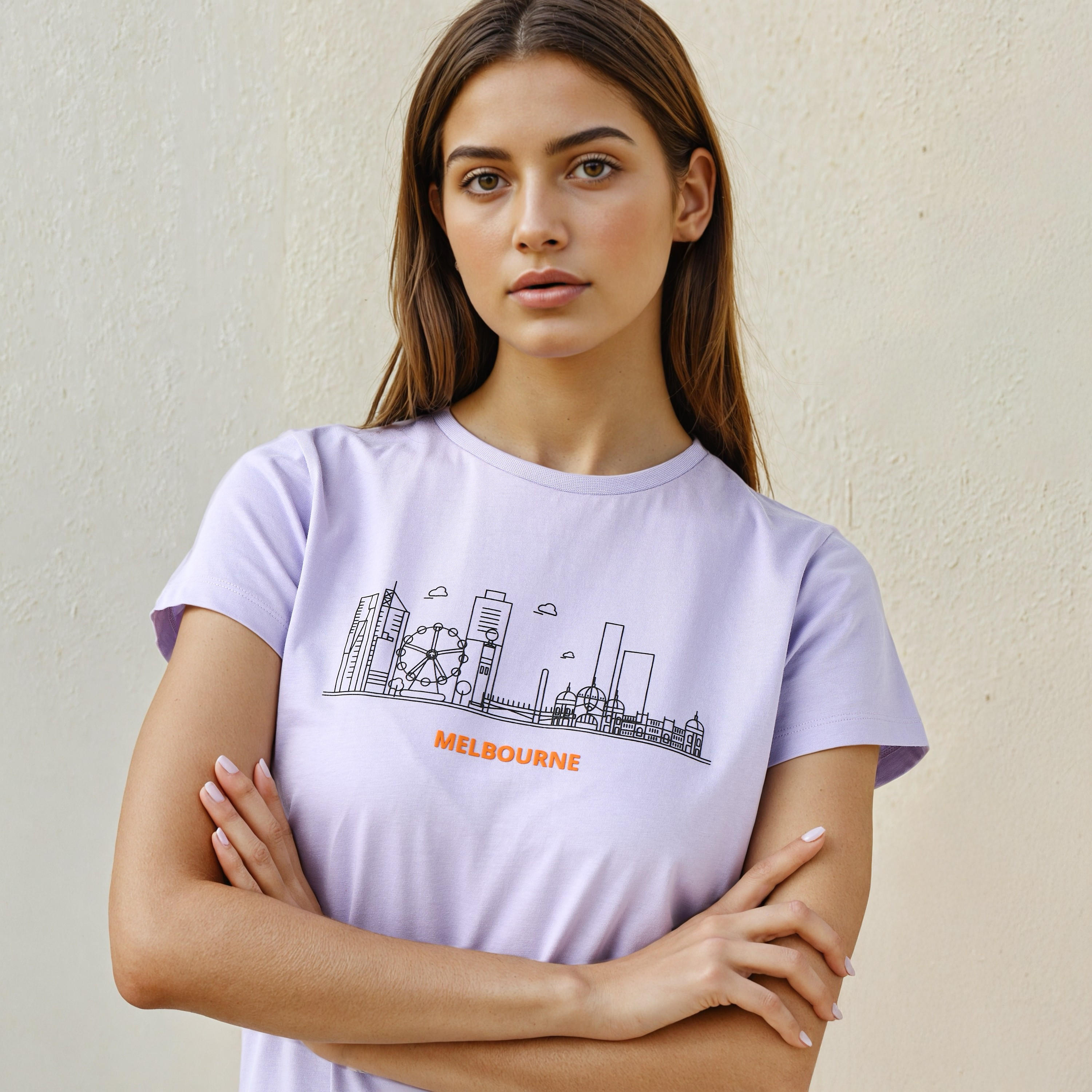 Graphic Print T-shirt with Crew Neck-women-clothing-tshirts-image-3