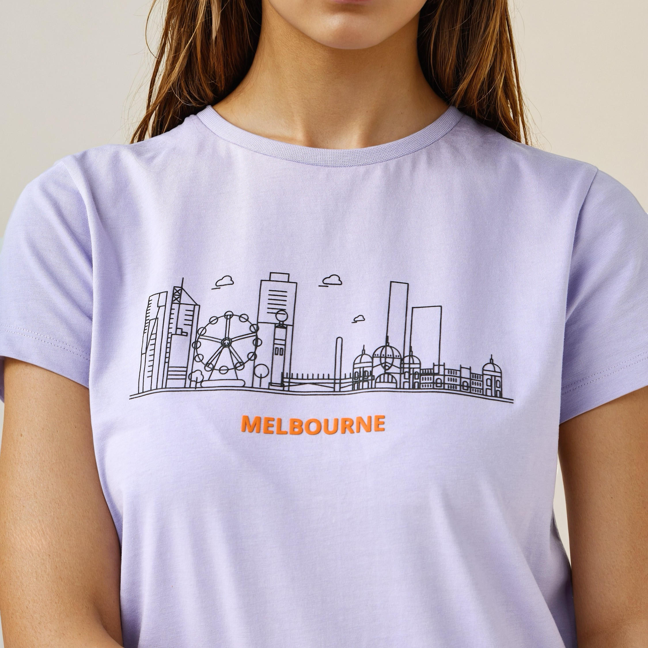Graphic Print T-shirt with Crew Neck-women-clothing-tshirts-image-5