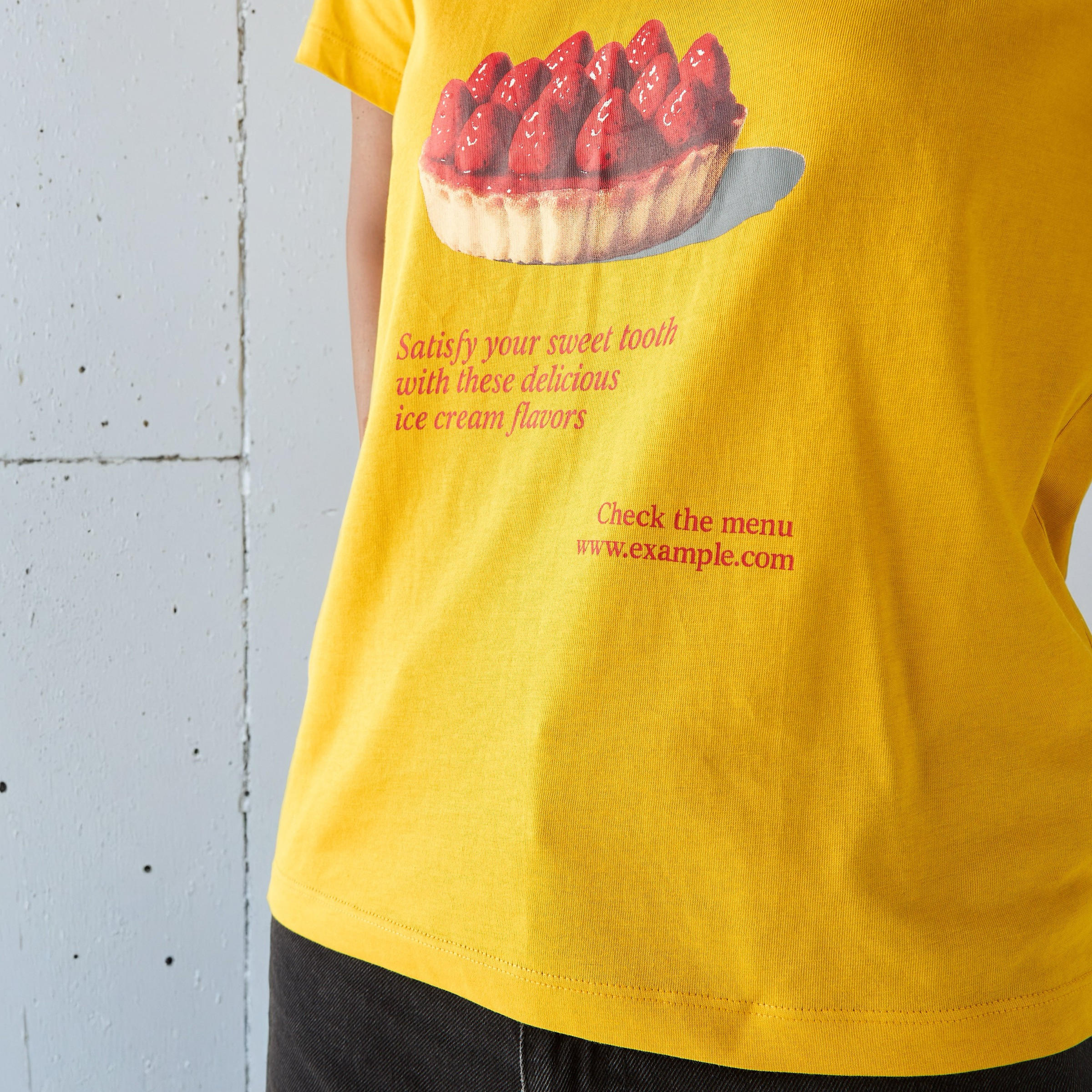 T-shirt Regular Fit with Graphic Print Cotton-women-clothing-tshirts-image-5