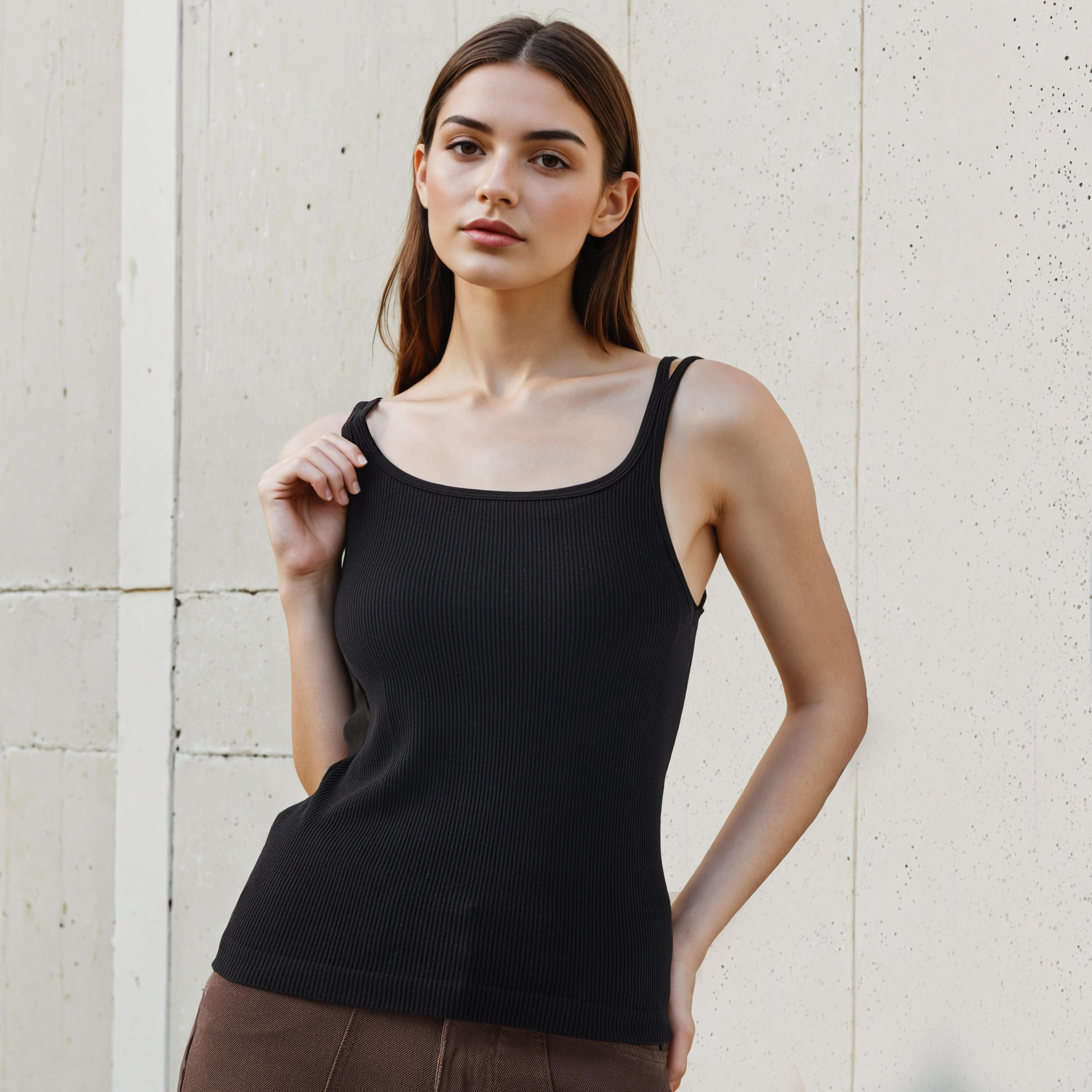 Camisole with Padded Detail Viscose-women-clothing-tshirts-image-1