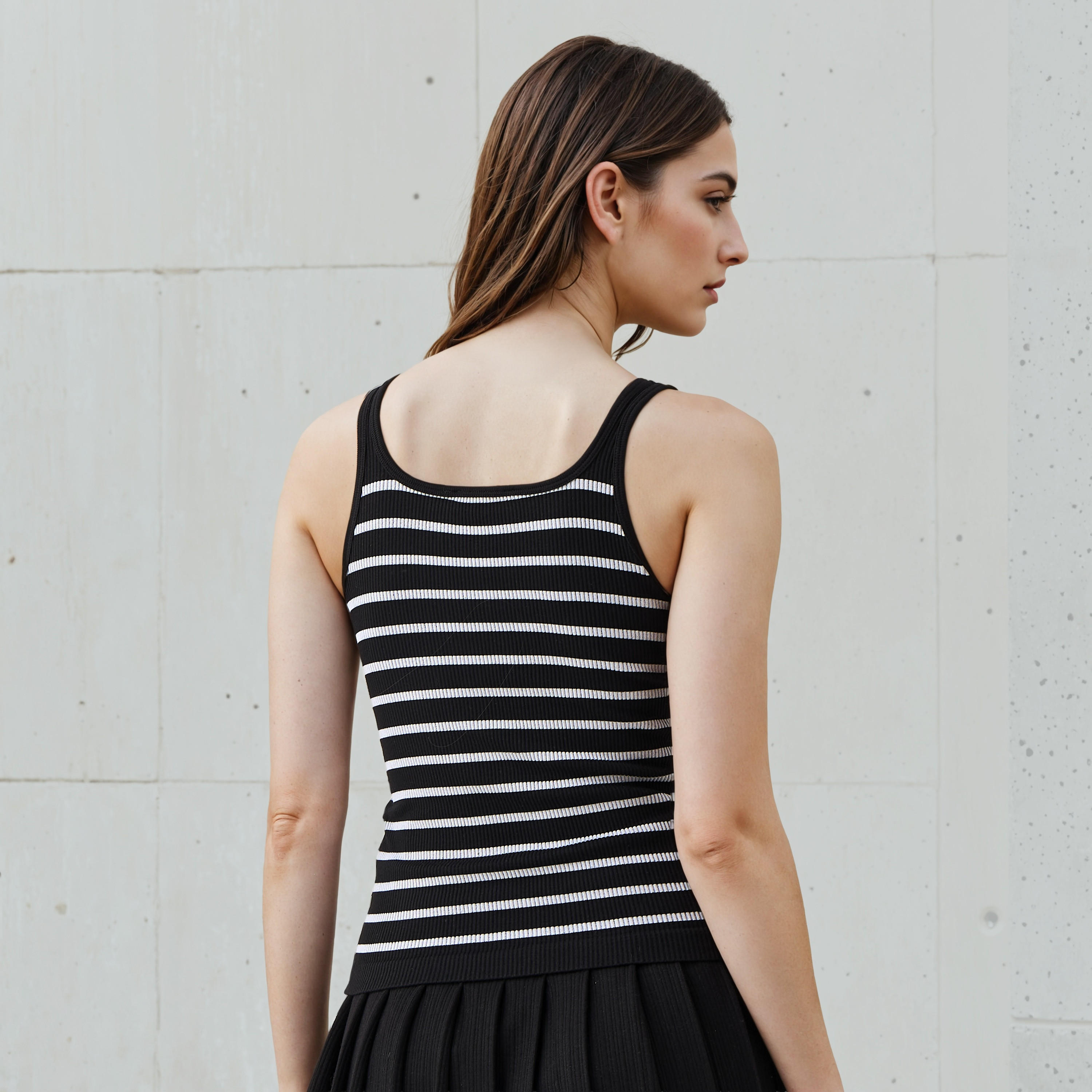 Tank Top with Stripe Viscose-women-clothing-tshirts-image-3