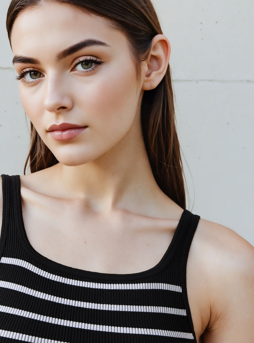 بلوزة تانك فيسكوز مقلمة-women-clothing-tshirts-image-5