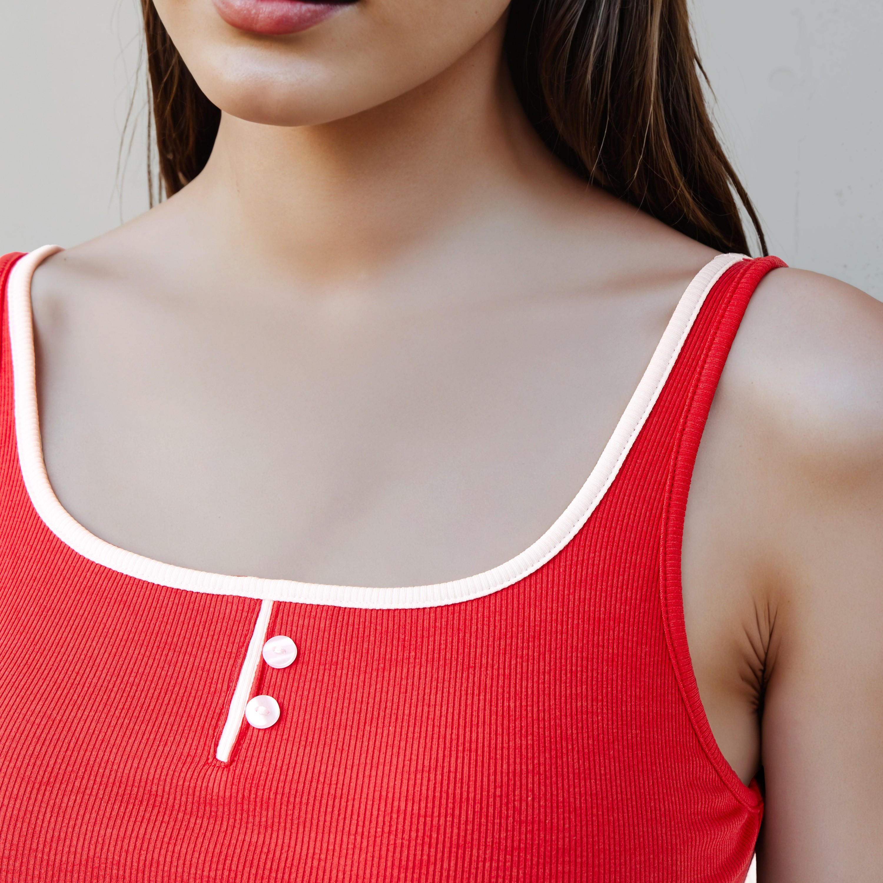 Tank Top with Piping Accent Viscose-women-clothing-tshirts-image-4