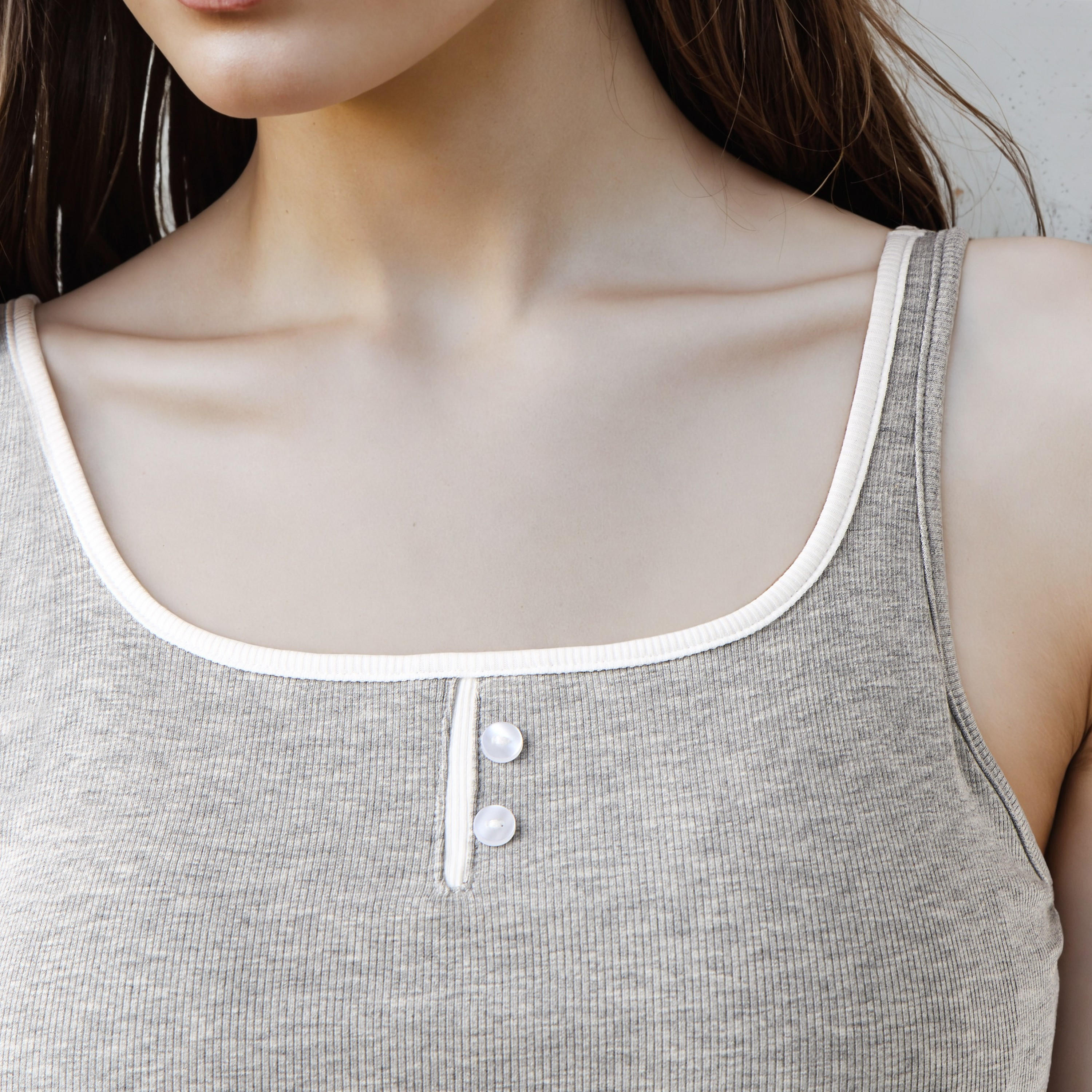 Tank Top with Piping Accent Viscose-women-clothing-tshirts-image-4