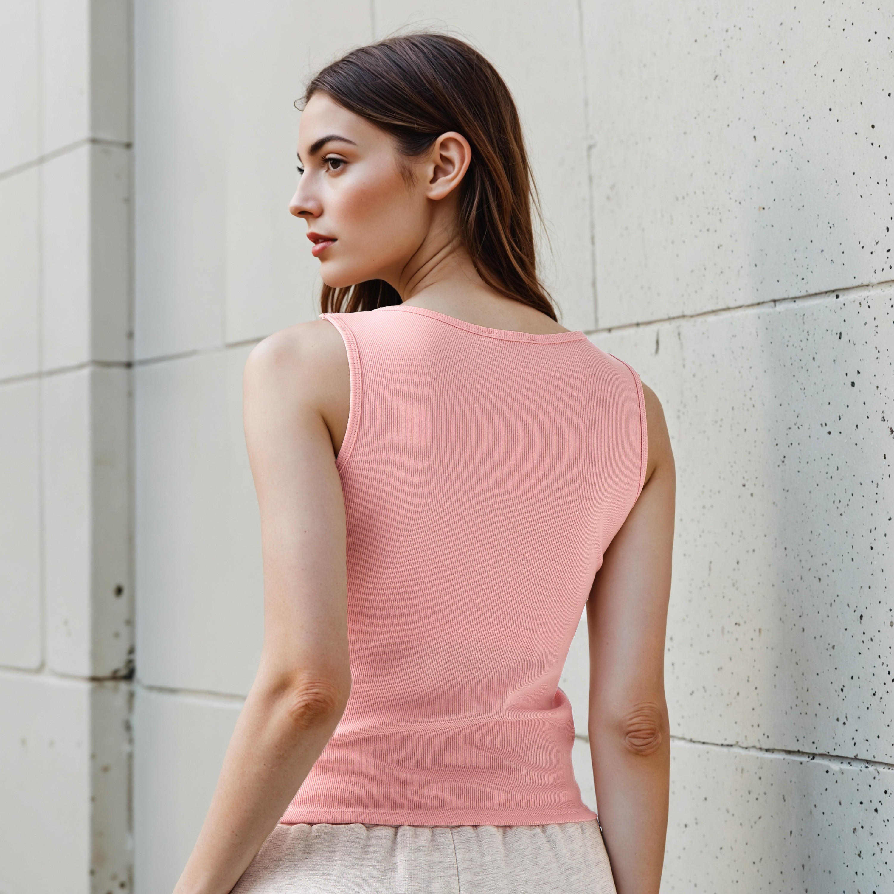 Tank Top with Padded Built-In Bra Support-women-clothing-tshirts-image-3
