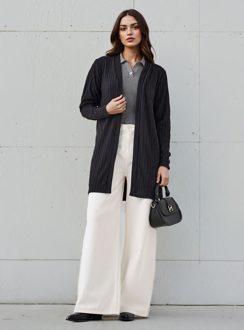 Longline Open Front Shrug-women-winterwear-cardigansandjumpers-cardigans-image-2