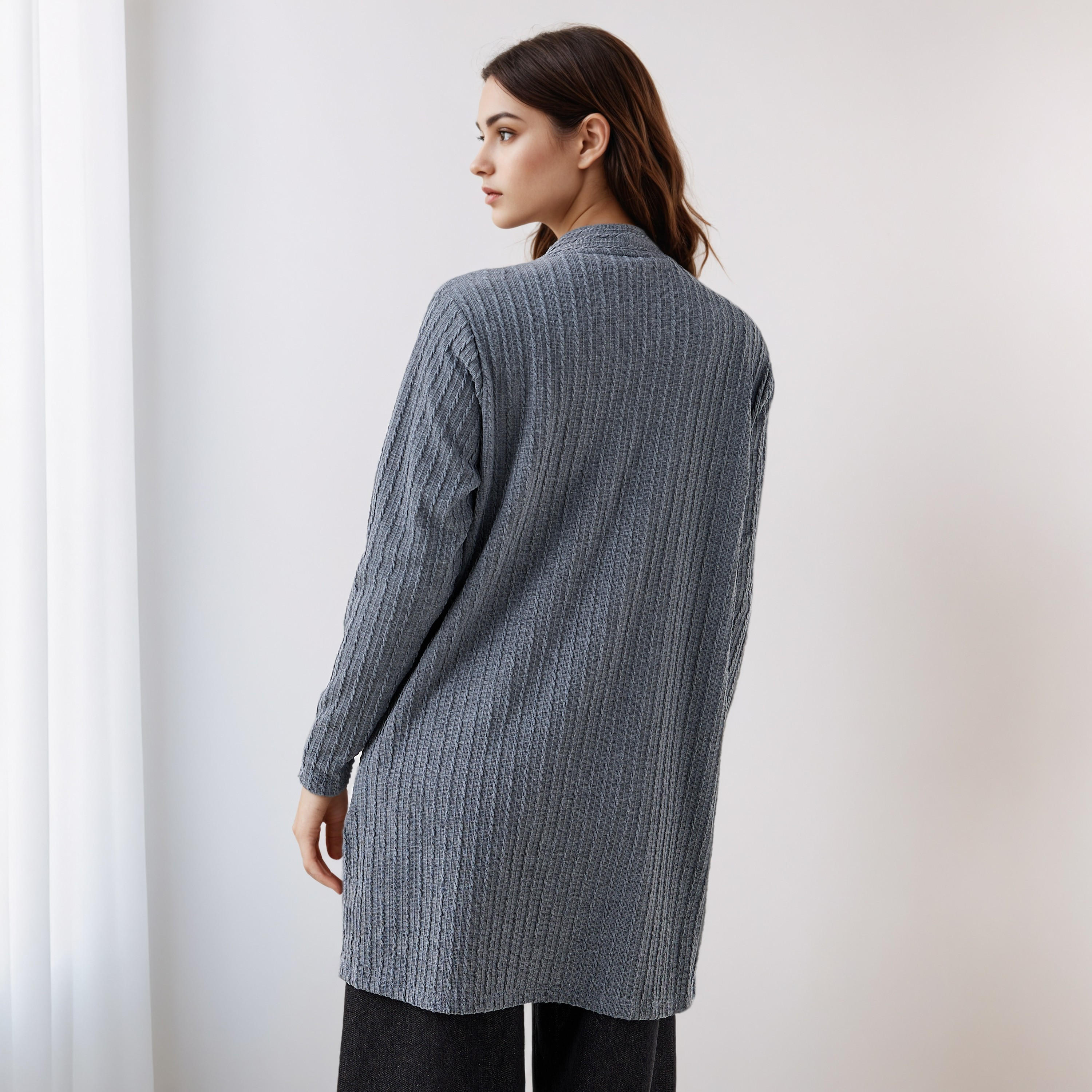Longline Open Front Shrug-women-winterwear-cardigansandjumpers-cardigans-image-3