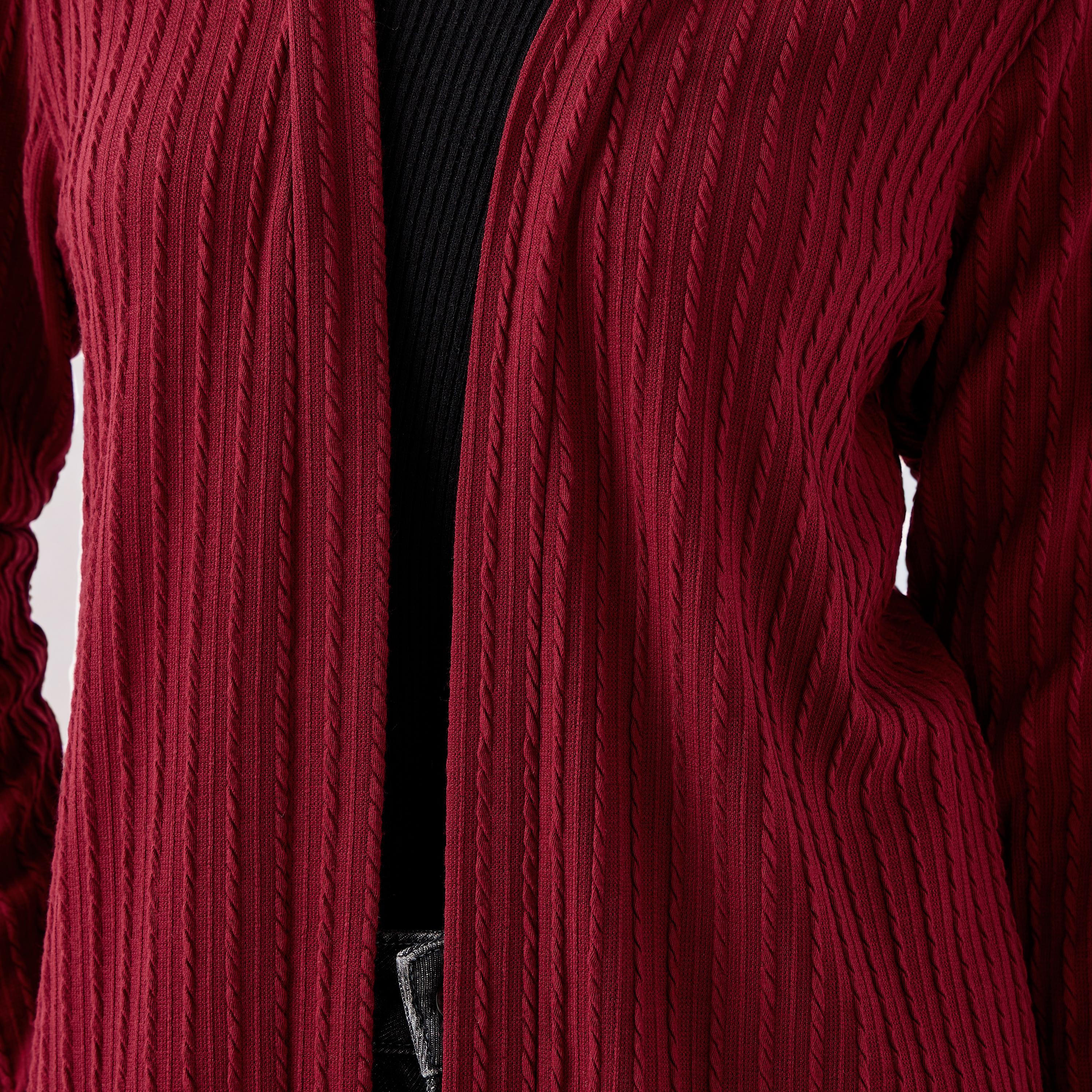 Longline Open Front Shrug-women-winterwear-cardigansandjumpers-cardigans-image-5