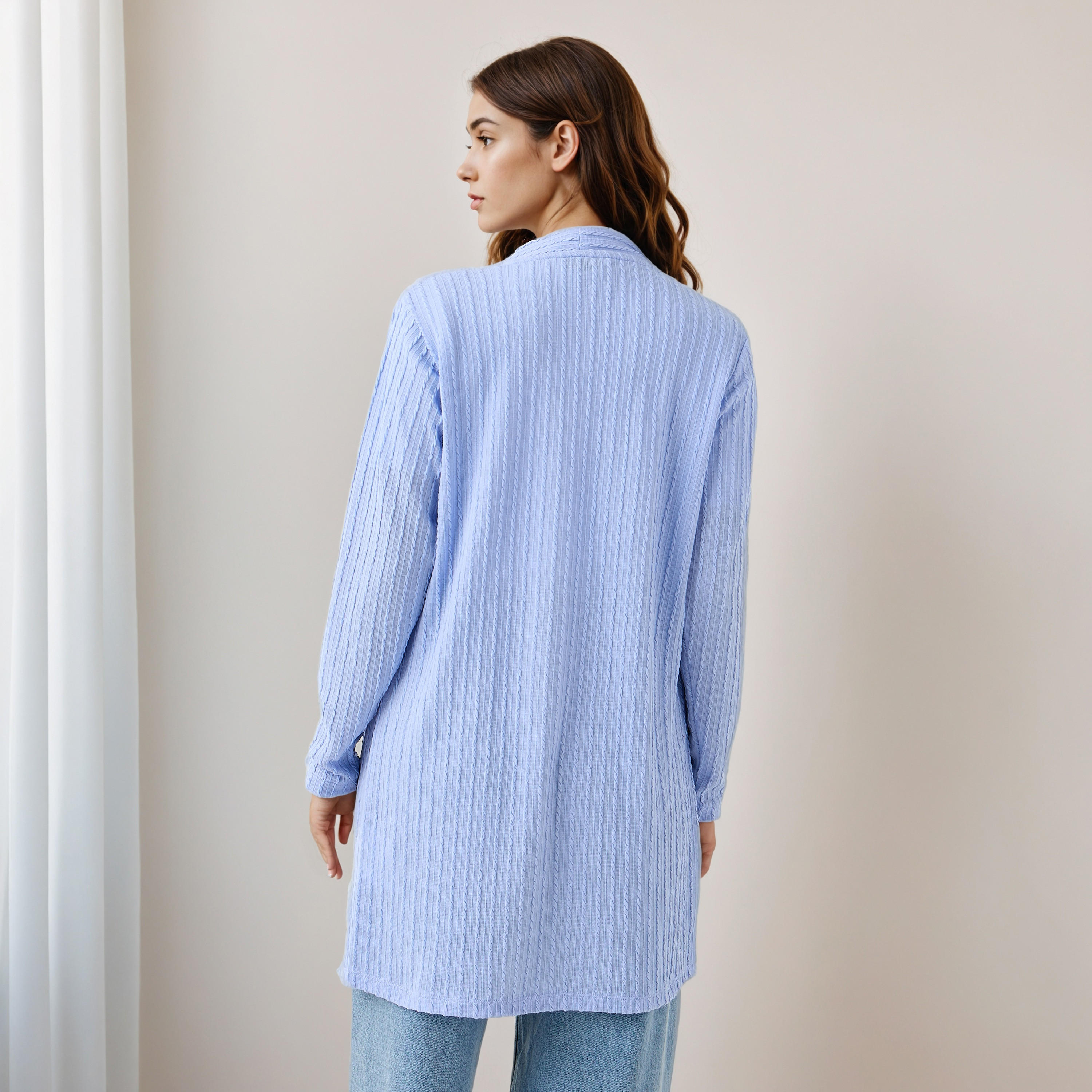 Longline Open Front Shrug-women-winterwear-cardigansandjumpers-cardigans-image-3
