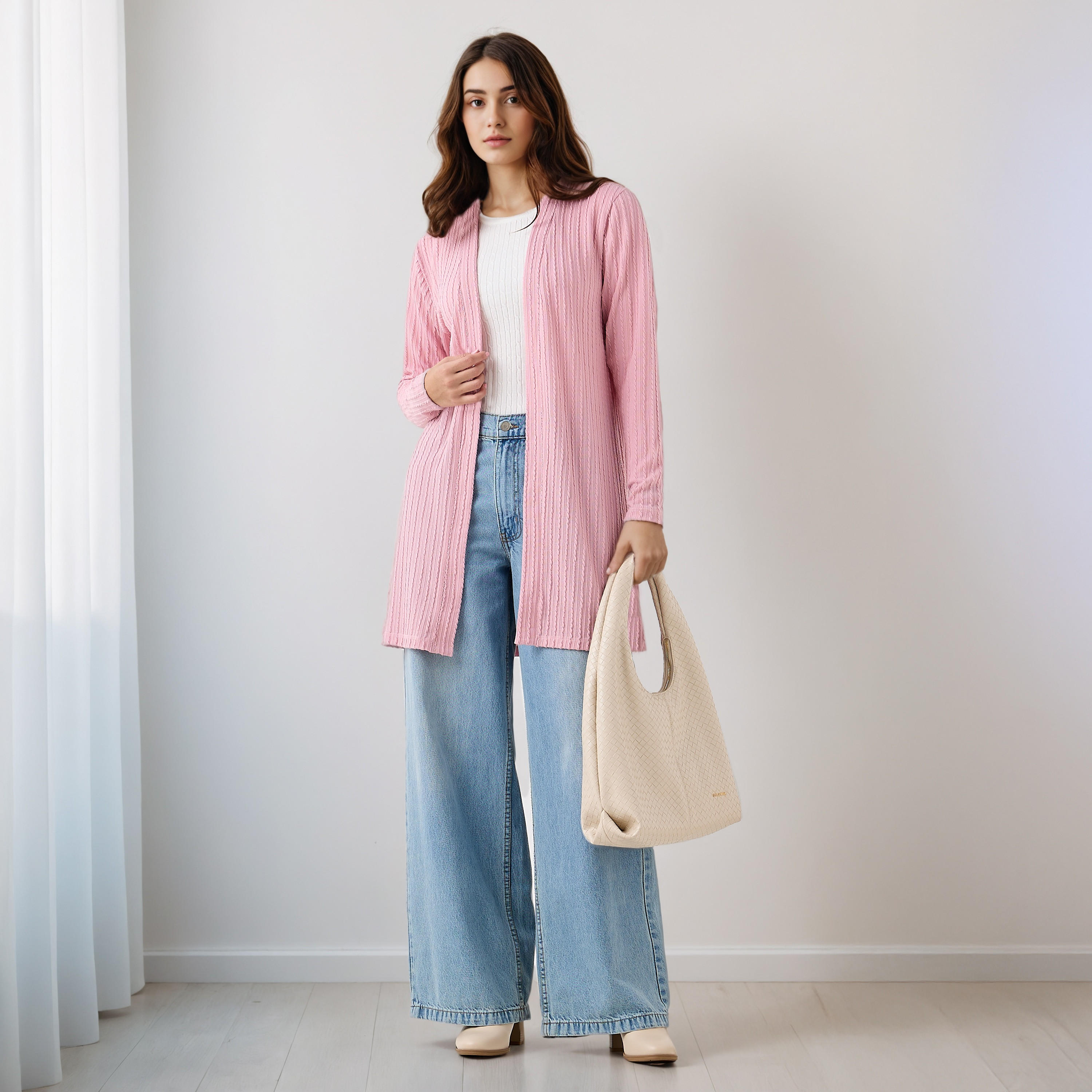 سترة طويلة بتصميم مفتوح من الأمام-women-winterwear-cardigansandjumpers-cardigans-image-4