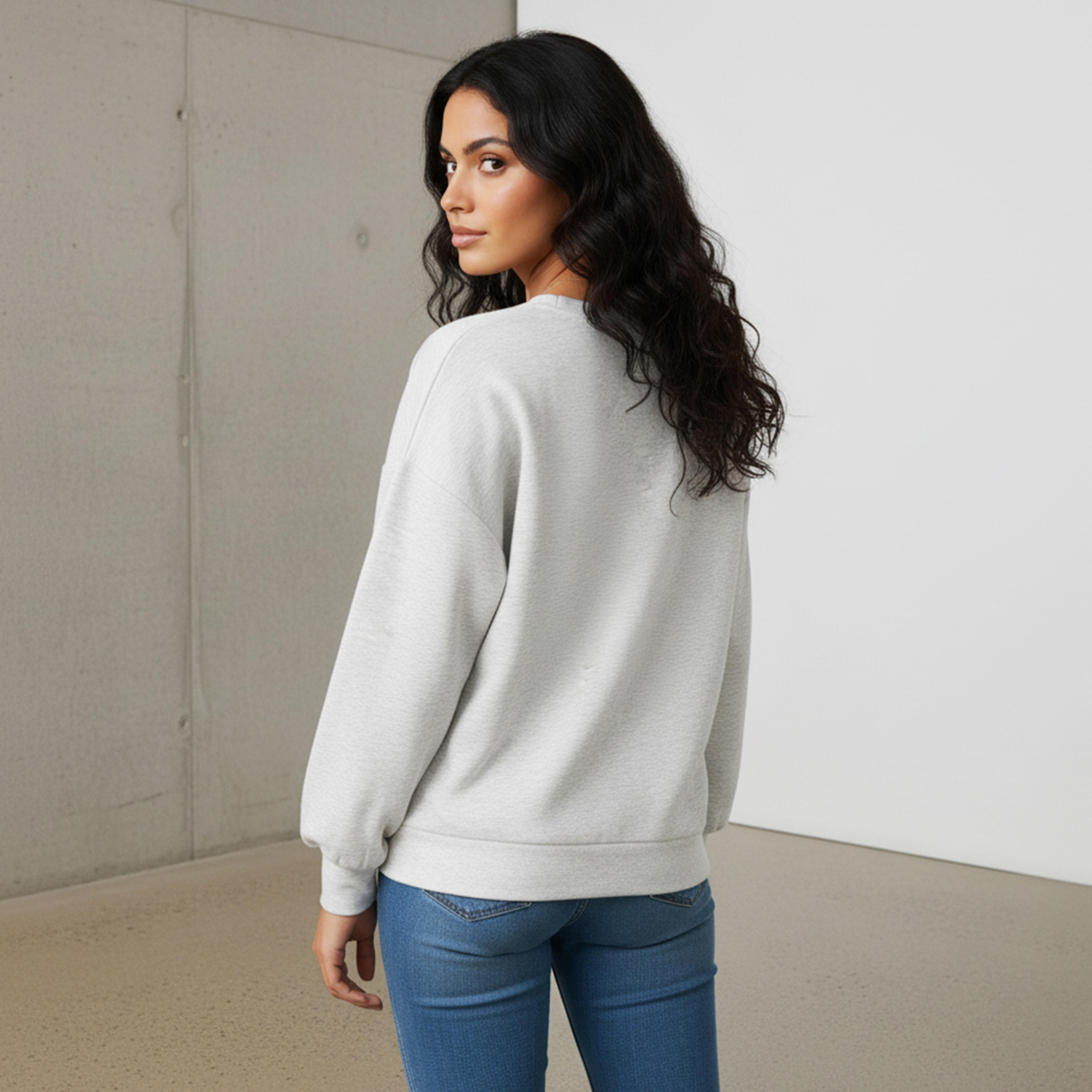 Regular Fit Sweatshirt with Slogan Print-women-winterwear-hoodiesandsweatshirts-sweatshirts-image-3