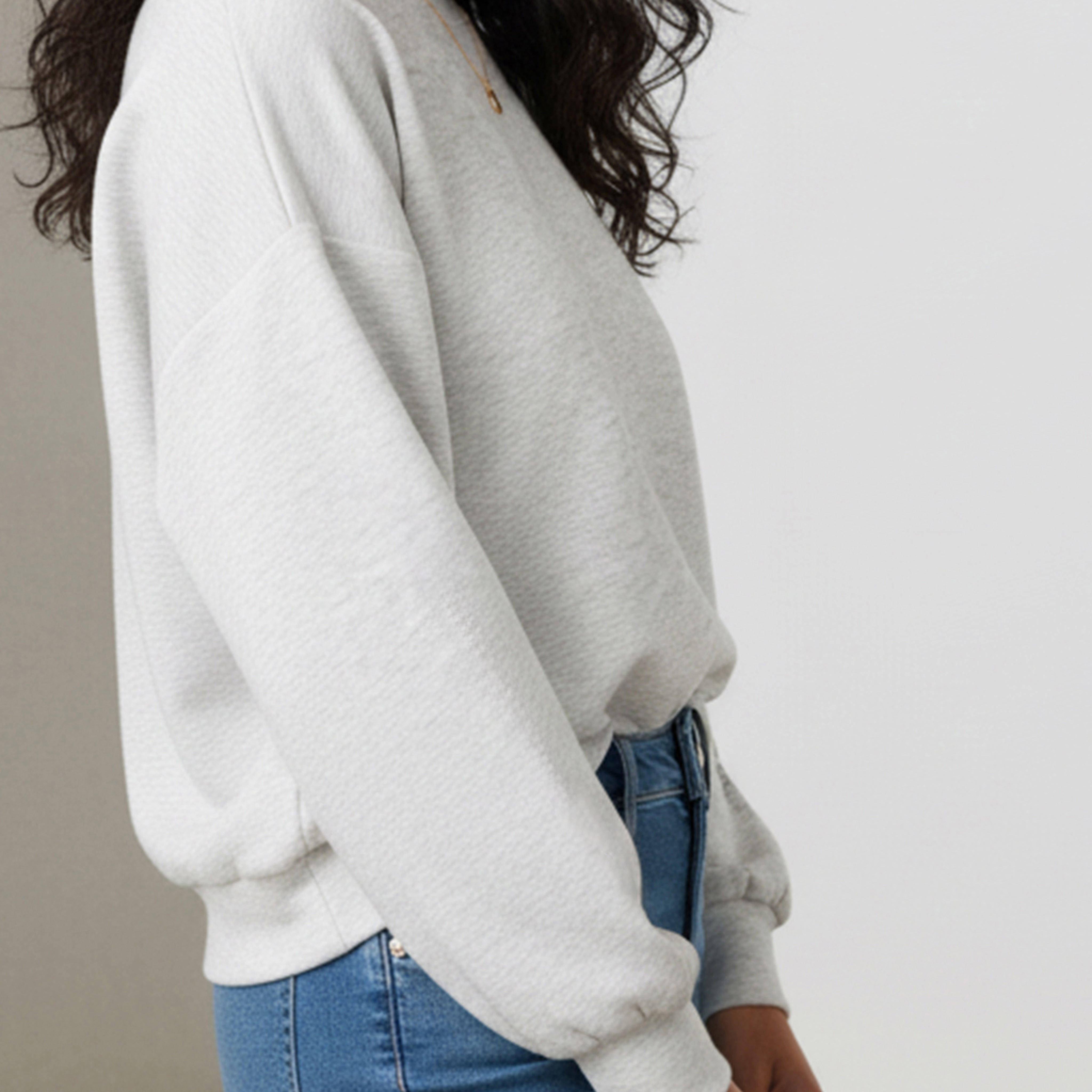 Regular Fit Sweatshirt with Slogan Print-women-winterwear-hoodiesandsweatshirts-sweatshirts-image-4