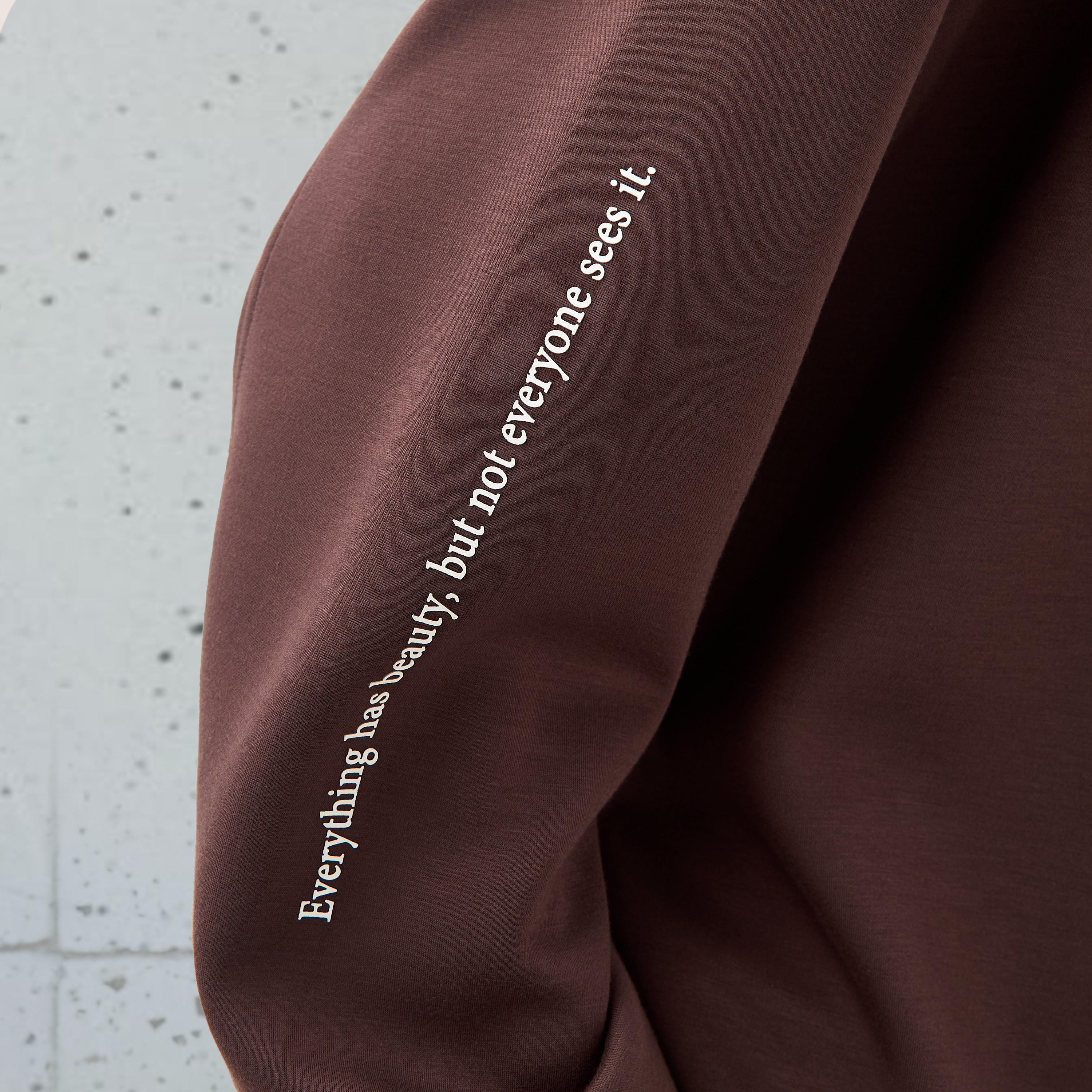 Regular Fit Sweatshirt with Slogan Print-women-winterwear-hoodiesandsweatshirts-sweatshirts-image-5