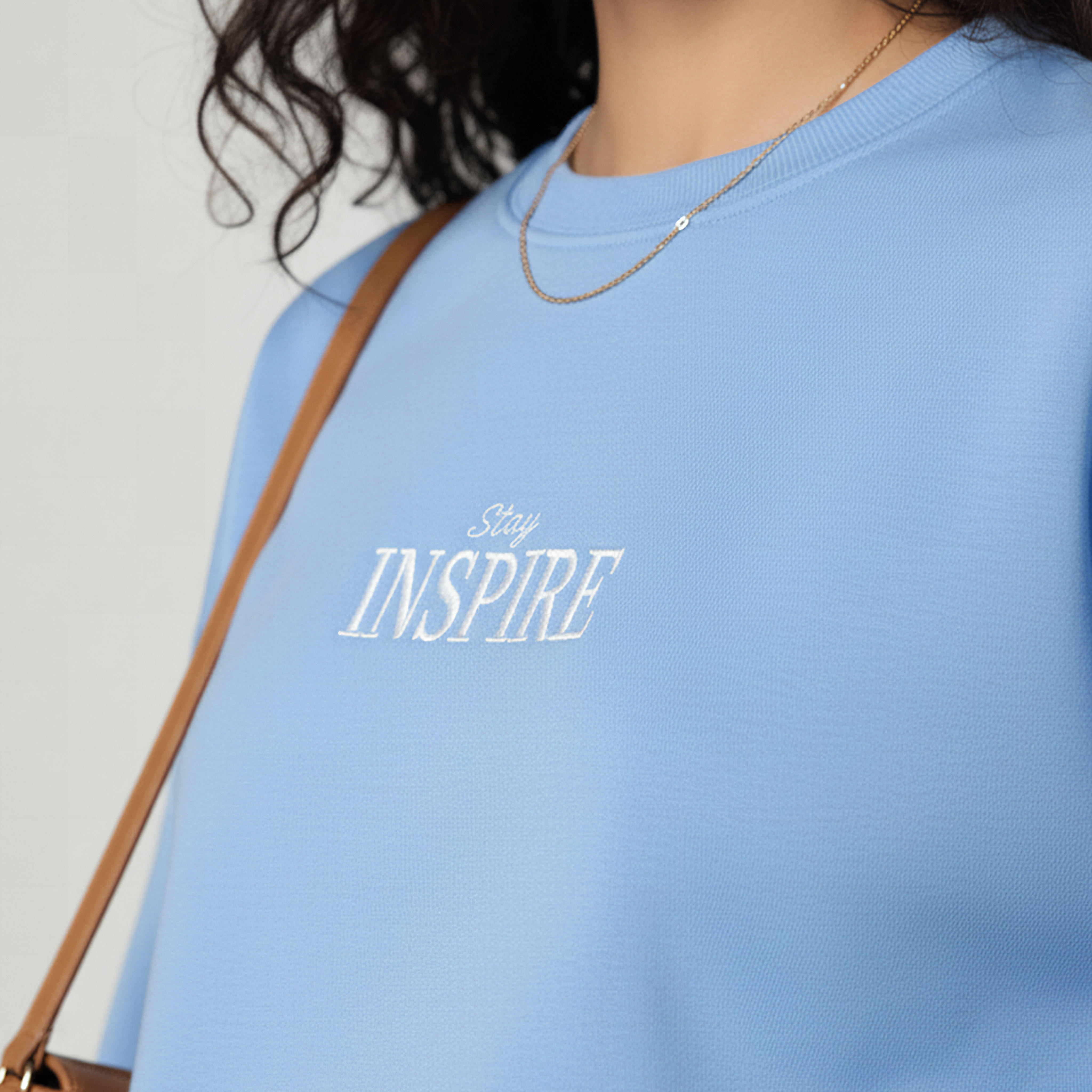 Regular Fit Sweatshirt with Slogan Print-women-winterwear-hoodiesandsweatshirts-sweatshirts-image-4
