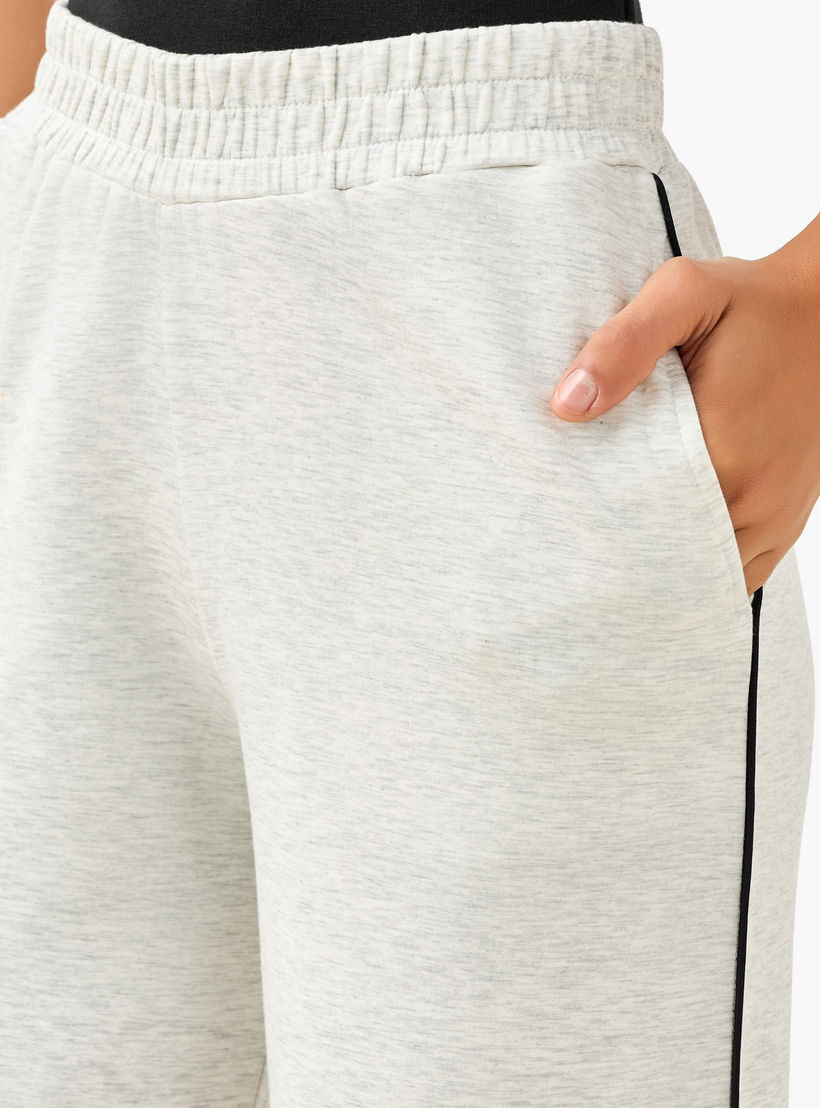 Wide Leg Mid-Rise Trousers with Piping Design-women-clothing-coordsets-image-5