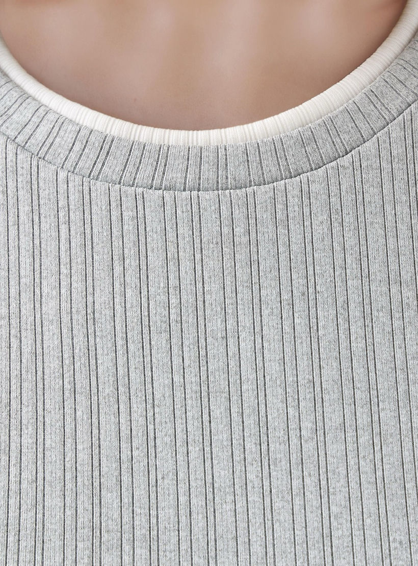 T-shirt Regular Fit with Ruching Polyester Blend-women-clothing-tshirts-image-5