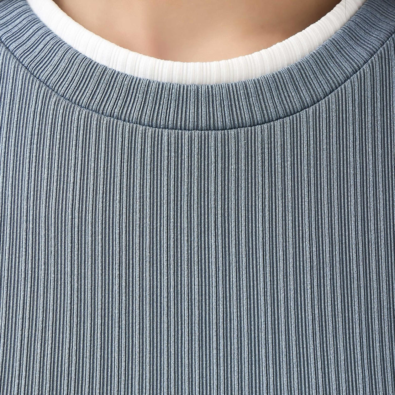 T-shirt Regular Fit with Ruching Polyester Blend-women-clothing-tshirts-image-4