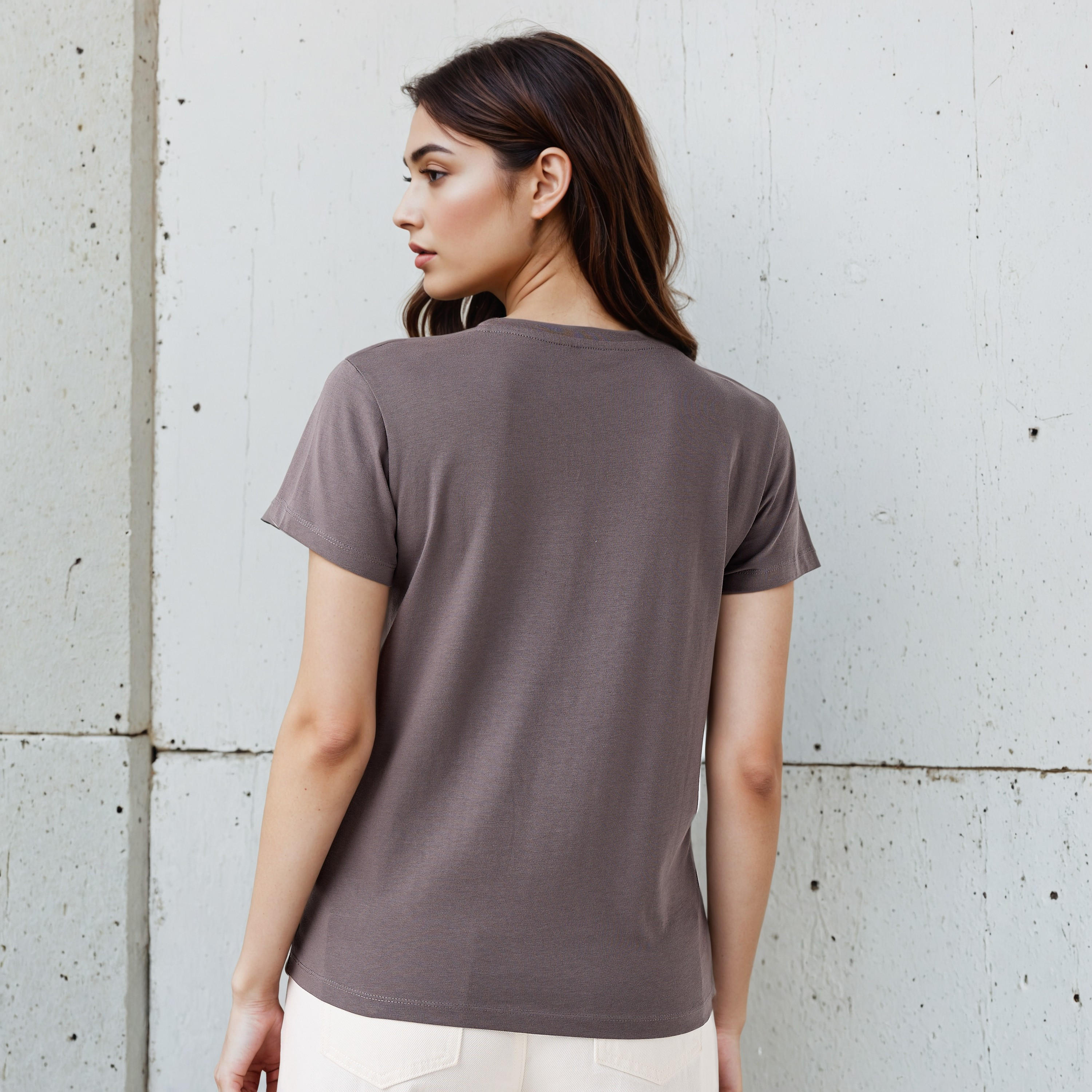 Regular Fit Cotton T-shirt with Graphic Print-women-clothing-tshirts-image-3