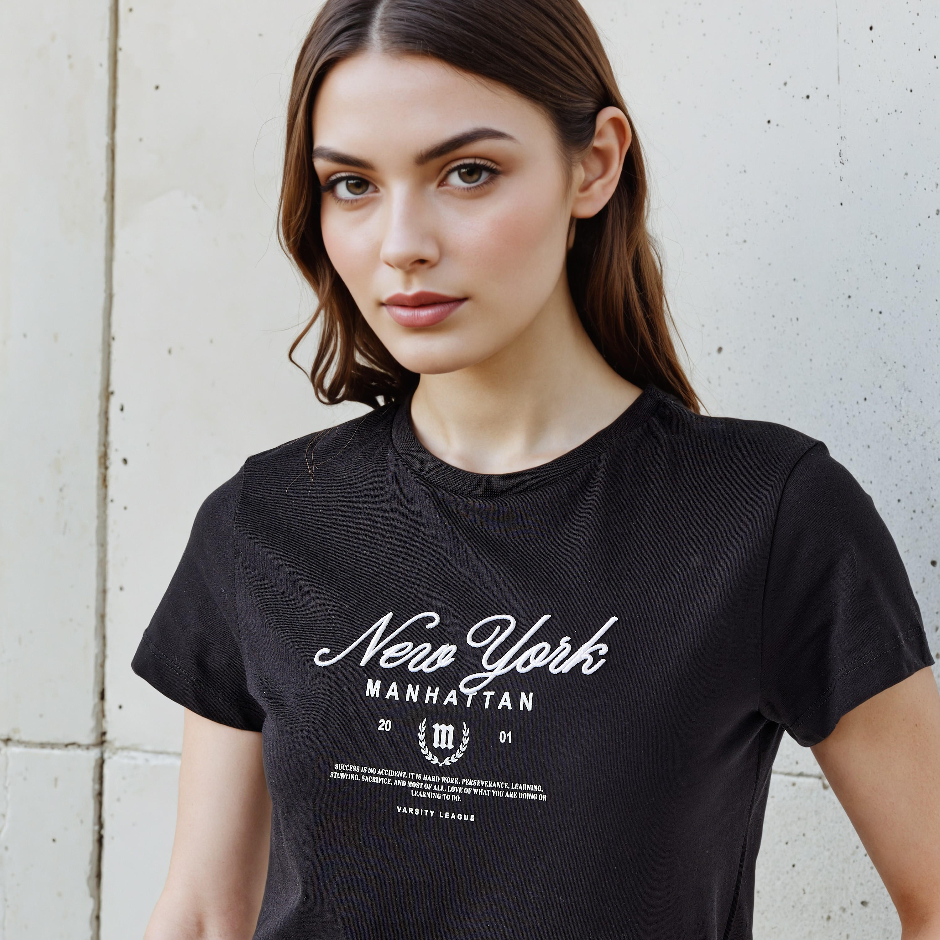 Regular Fit Cotton T-shirt with Graphic Print-women-clothing-tshirts-image-4
