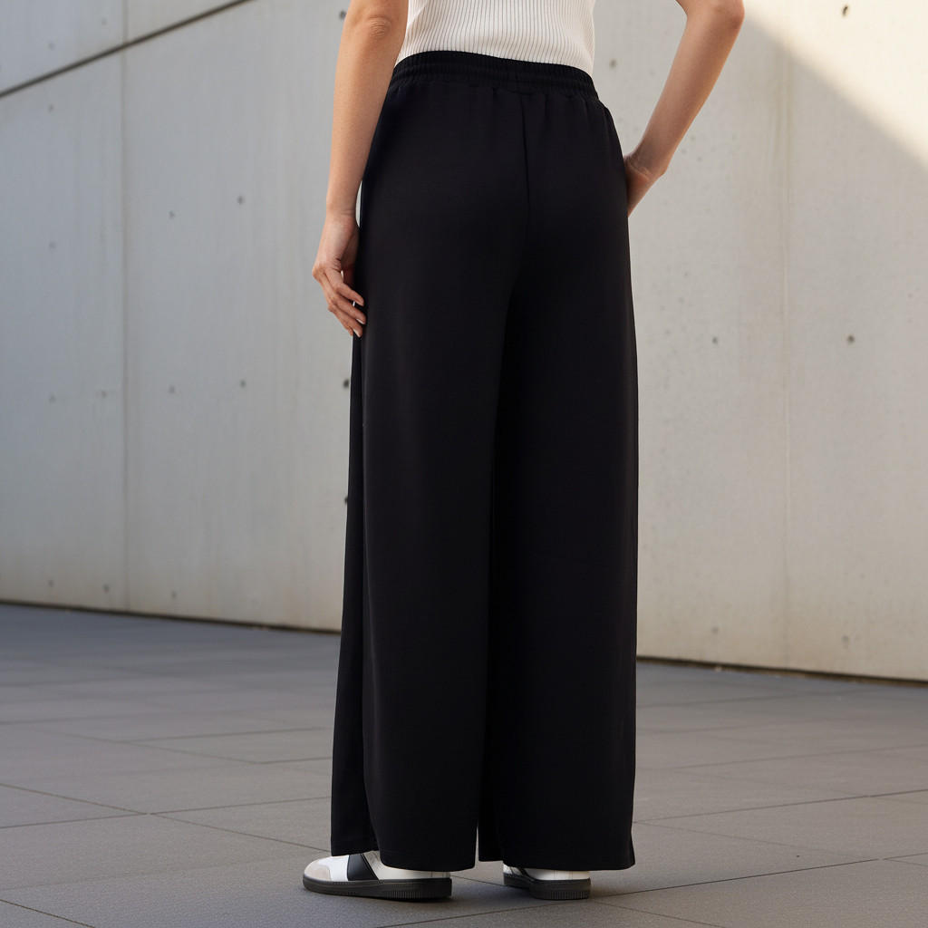 Regular Fit Mid-Rise Pants-women-clothing-bottoms-trousers-image-3