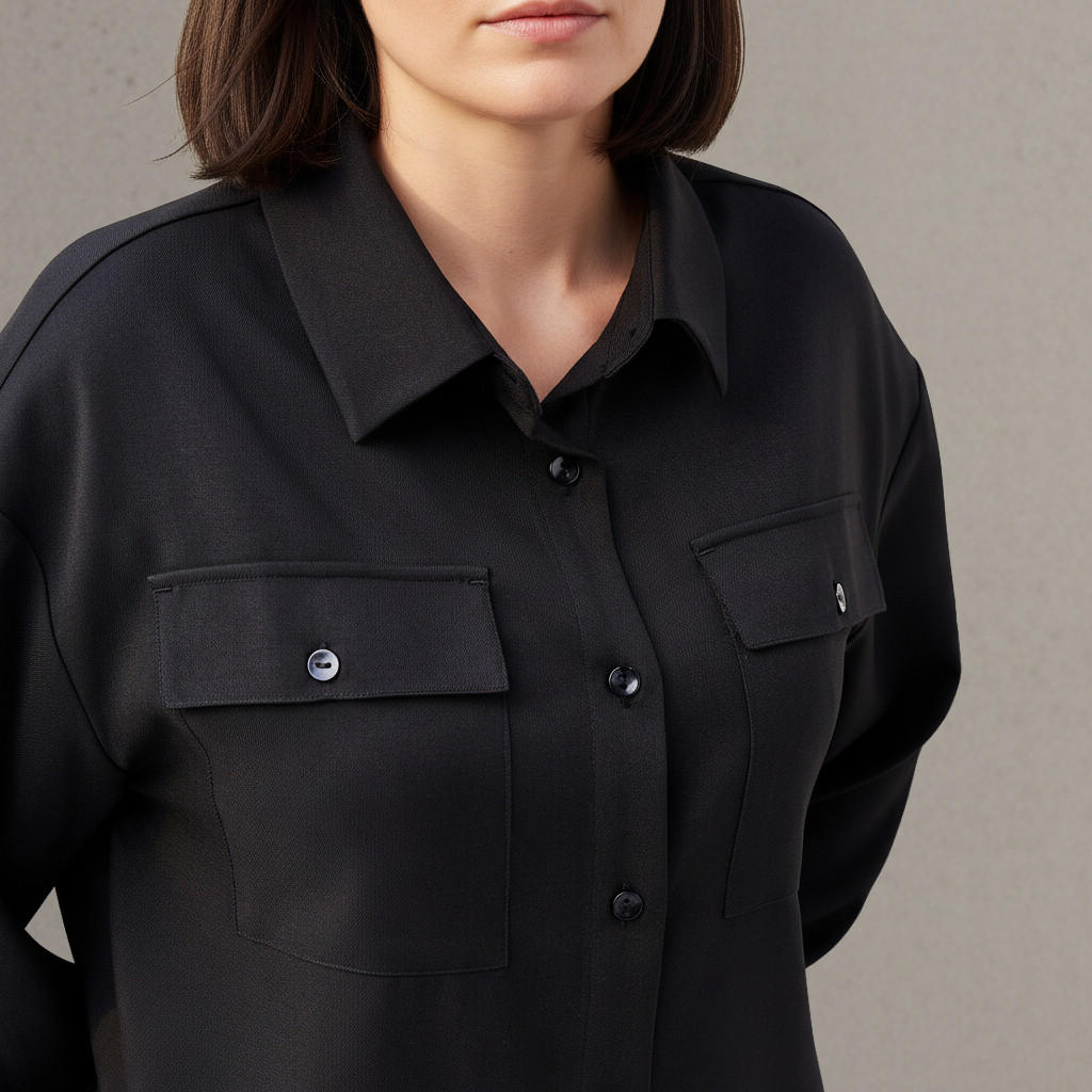 Regular Fit Shirt with Pockets-women-clothing-shirtsandblouses-shirts-image-4