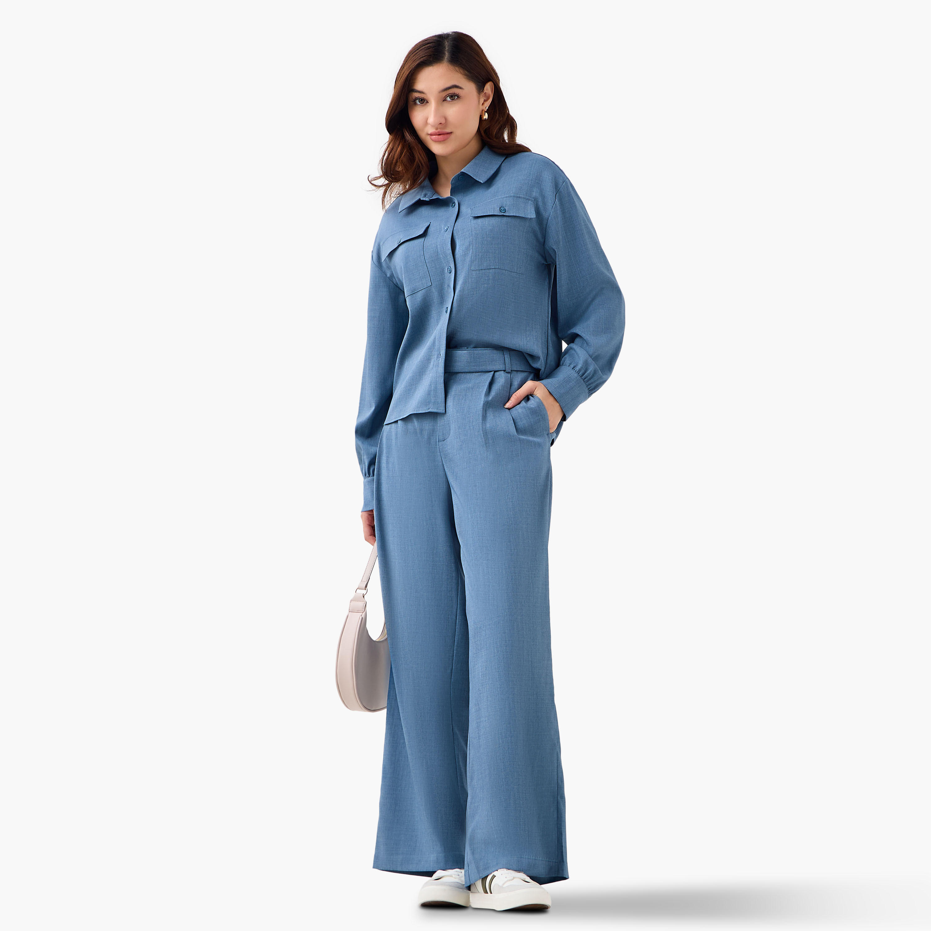 Regular Fit Shirt with Pockets-women-clothing-shirtsandblouses-shirts-image-2