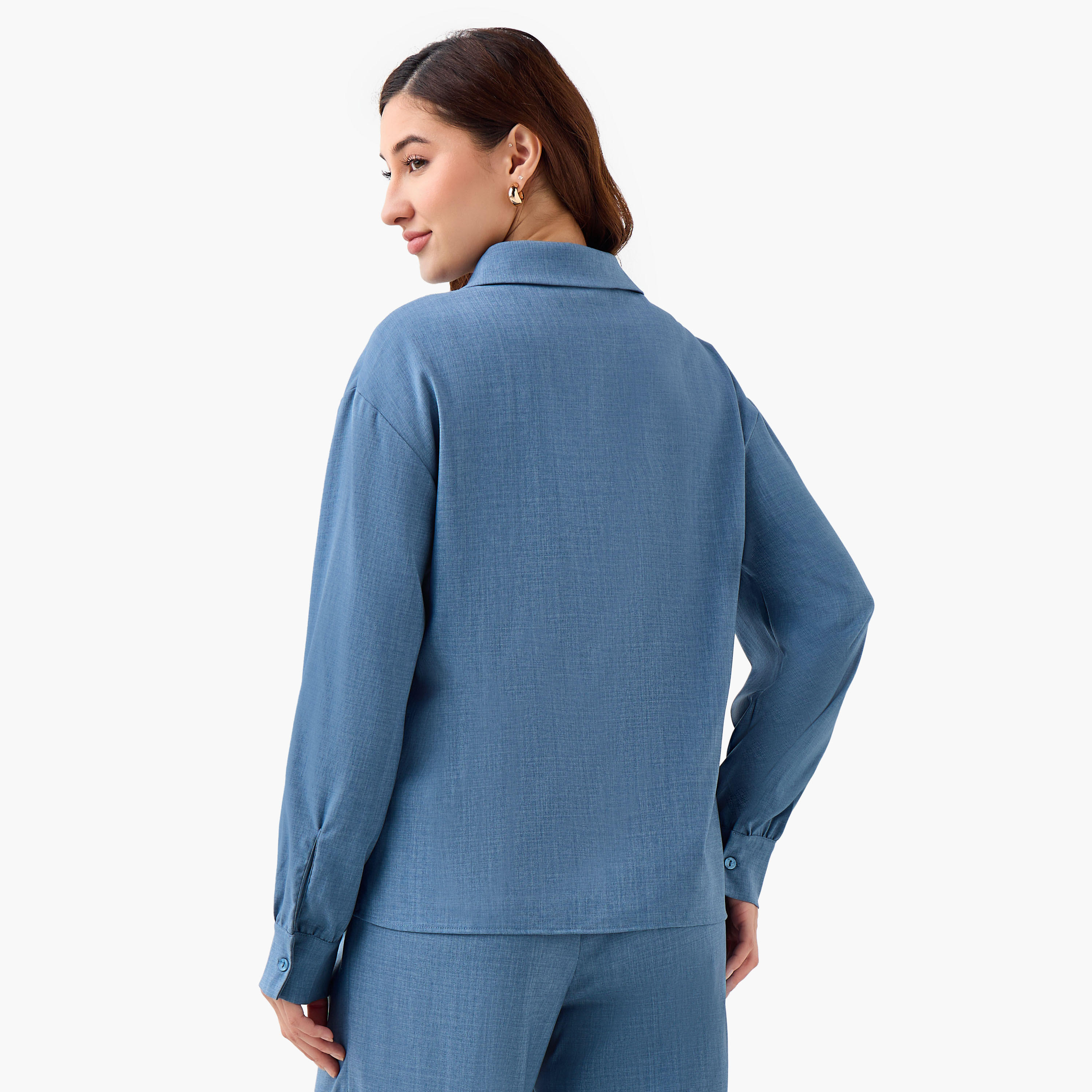 Regular Fit Shirt with Pockets-women-clothing-shirtsandblouses-shirts-image-3