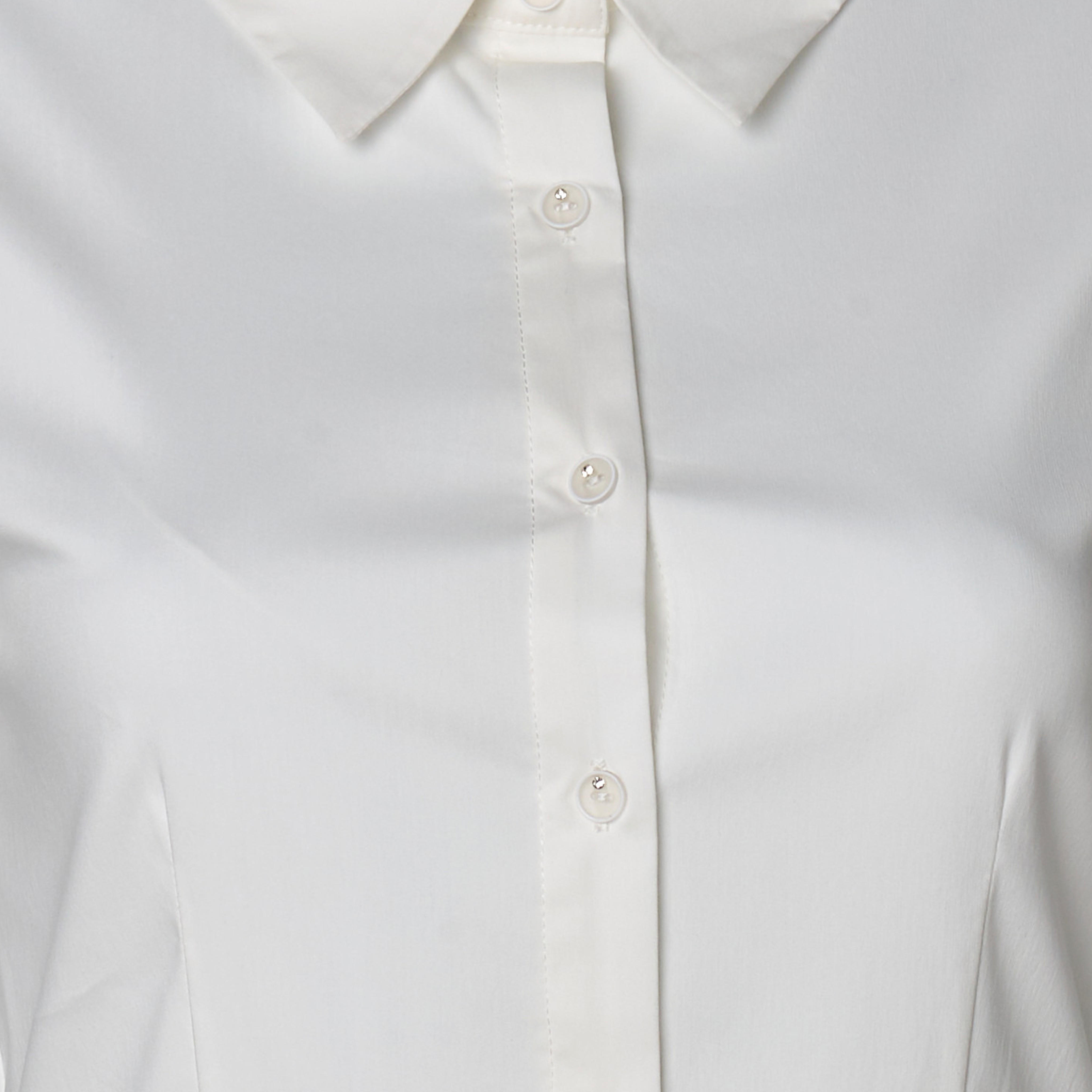 Midi Shirt Dress with Asymmetrical Hem-women-clothing-dresses-image-2