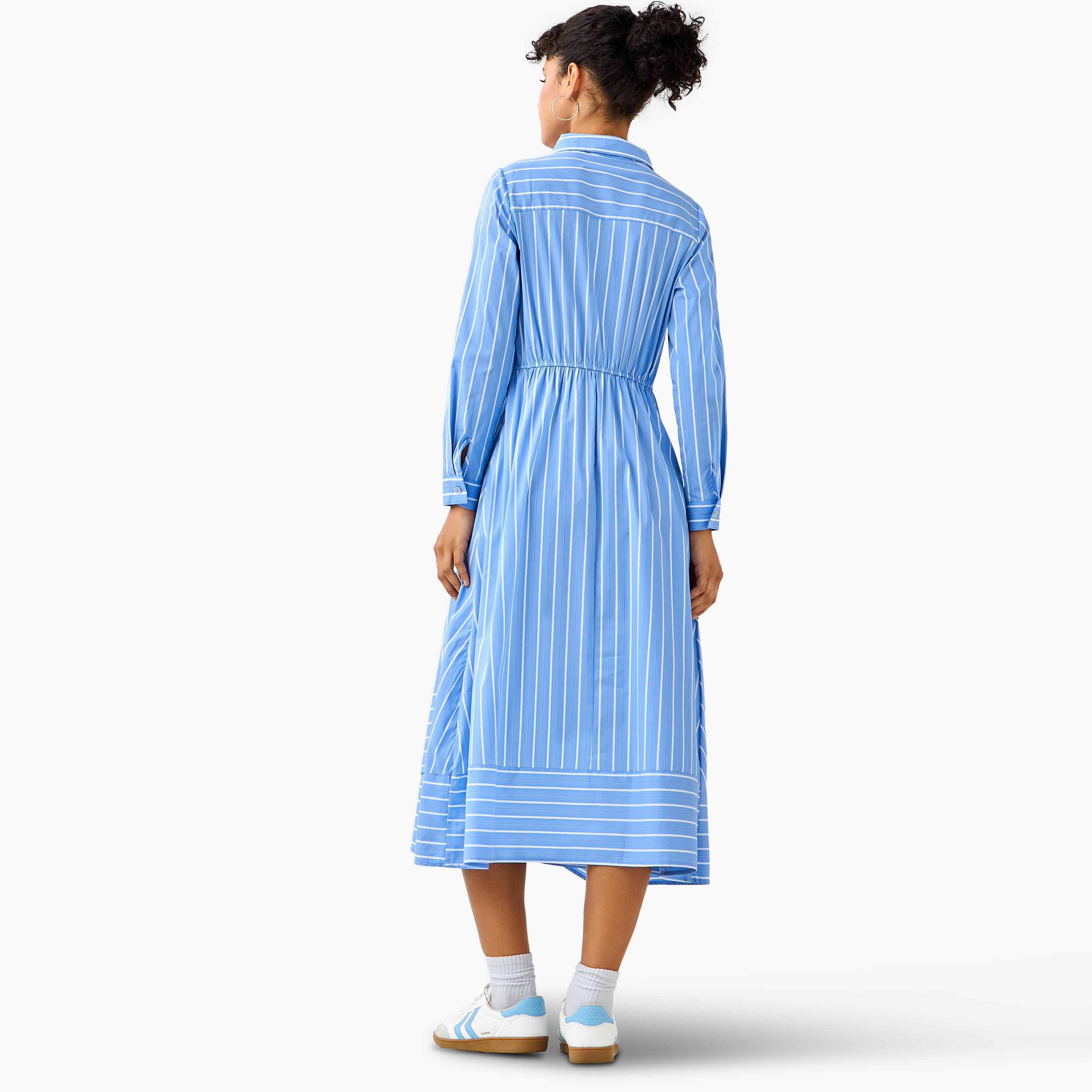 فستان قميص ميدي مقلّم-women-clothing-dresses-image-3