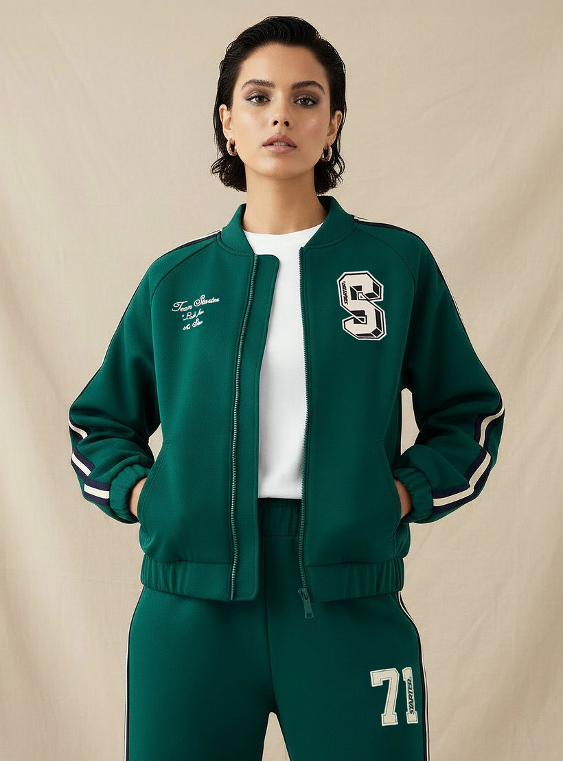 جاكيت بومبر بطبعات-women-clothing-coordsets-image-1