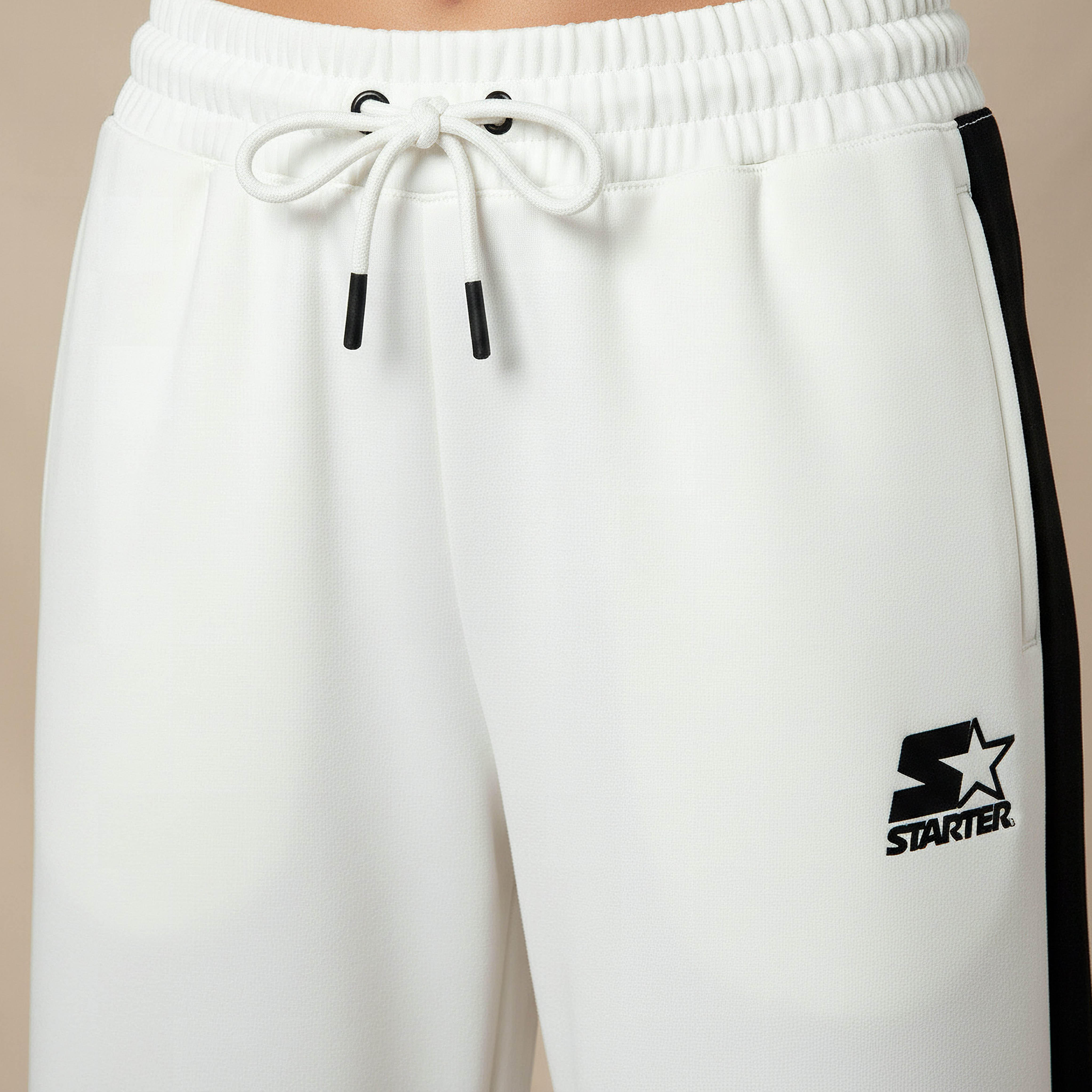 بنطلون رياضي بقصة عادية ورباط شد-women-clothing-bottoms-joggers-image-1