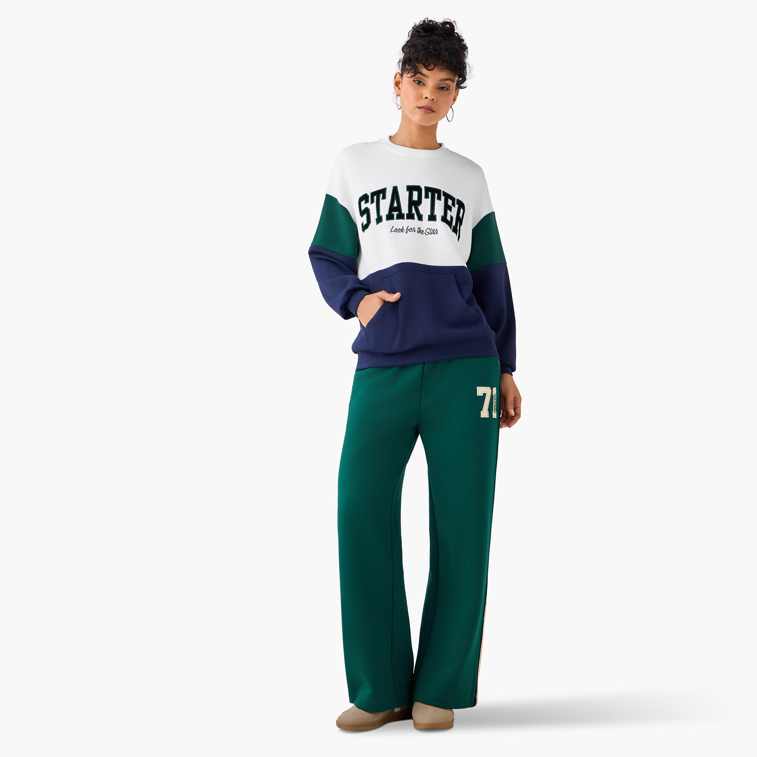 Oversized Sweatshirt with Starter Embroidery-women-winterwear-hoodiesandsweatshirts-sweatshirts-image-2