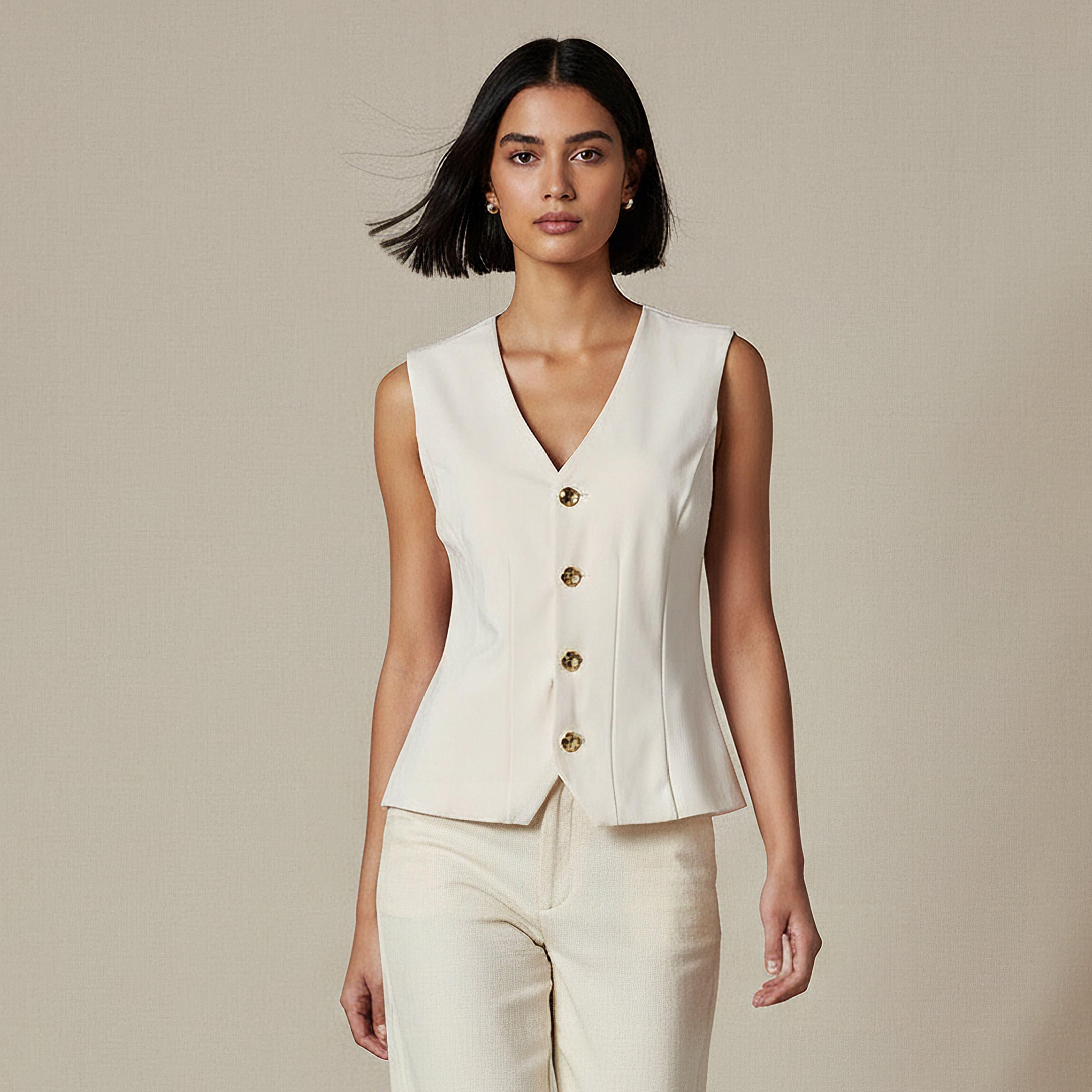 فيست بقصّة عادية وتصميم بينتوك-women-clothing-coatsandjackets-waistcoats-image-5
