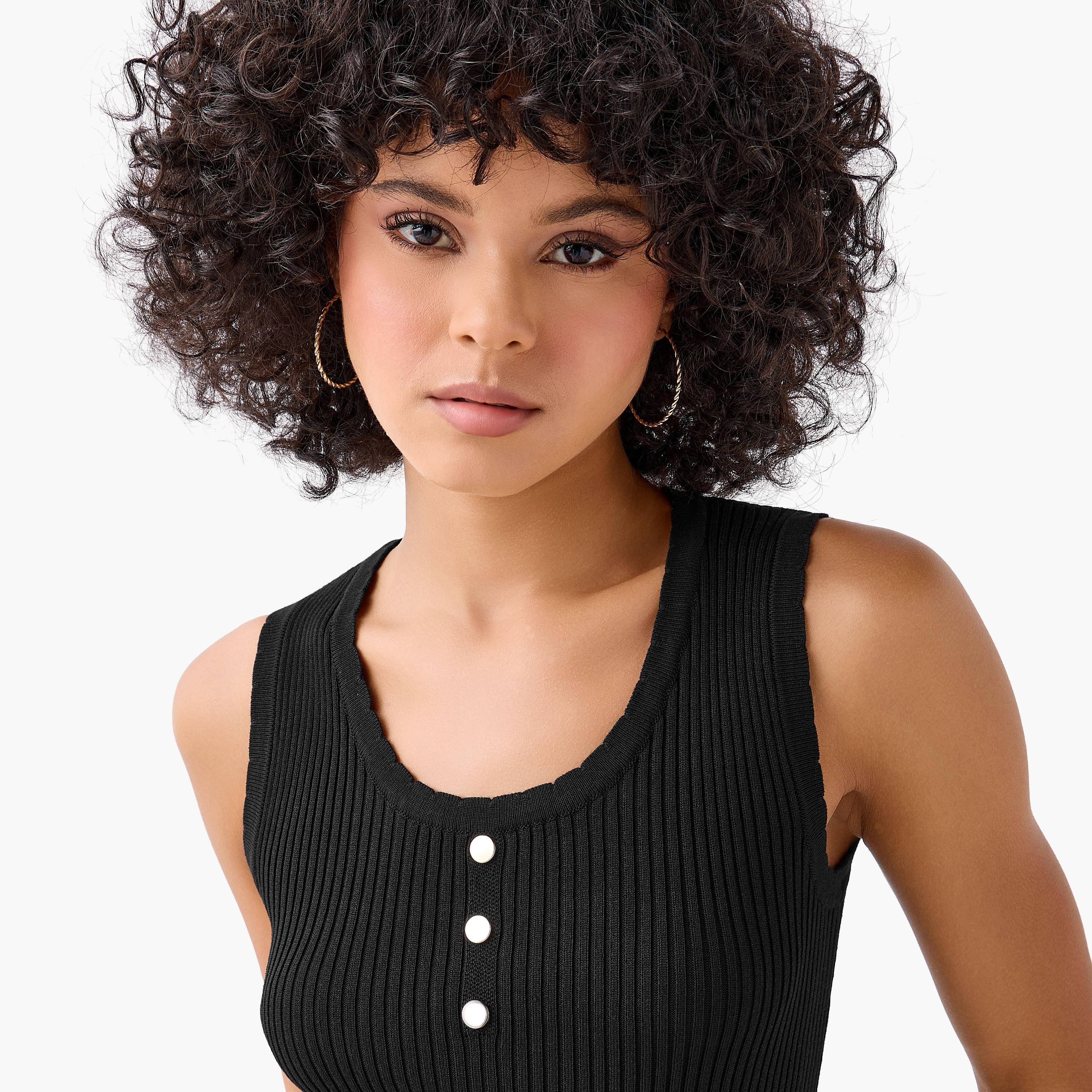 Tank Top with Ribbed Detail-women-clothing-tshirts-image-4