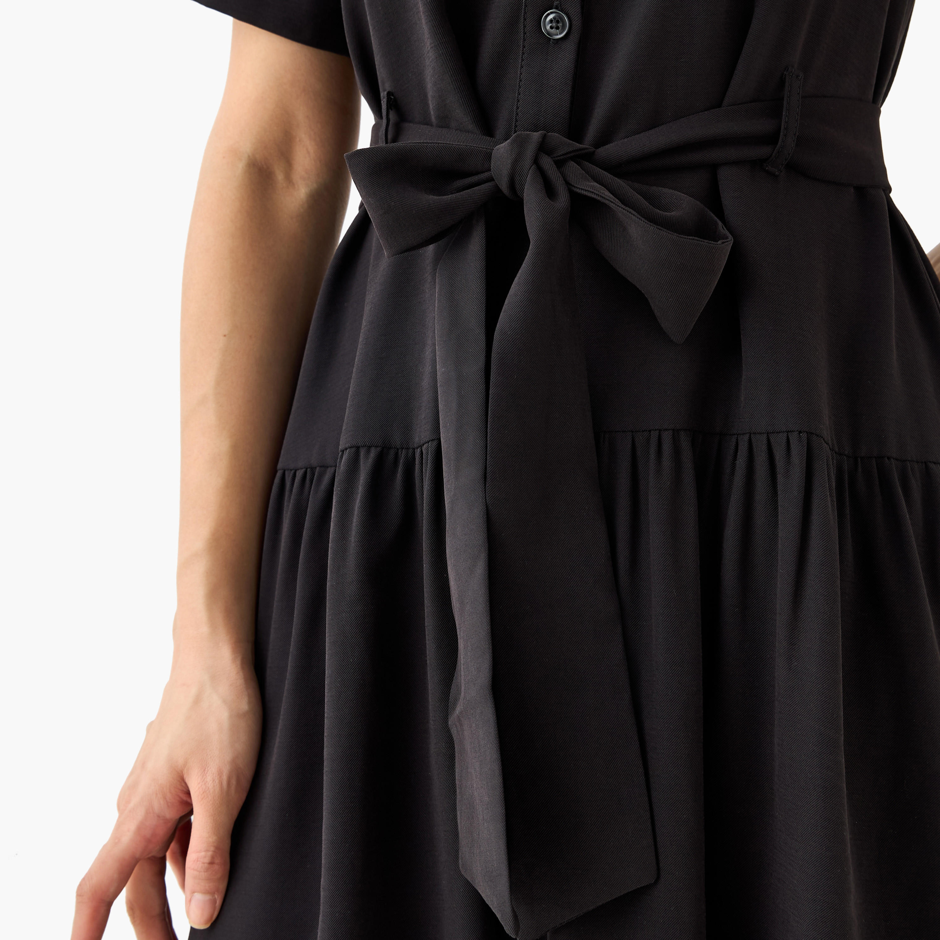 Shirt Midi Dress with Belt-women-clothing-dresses-image-7