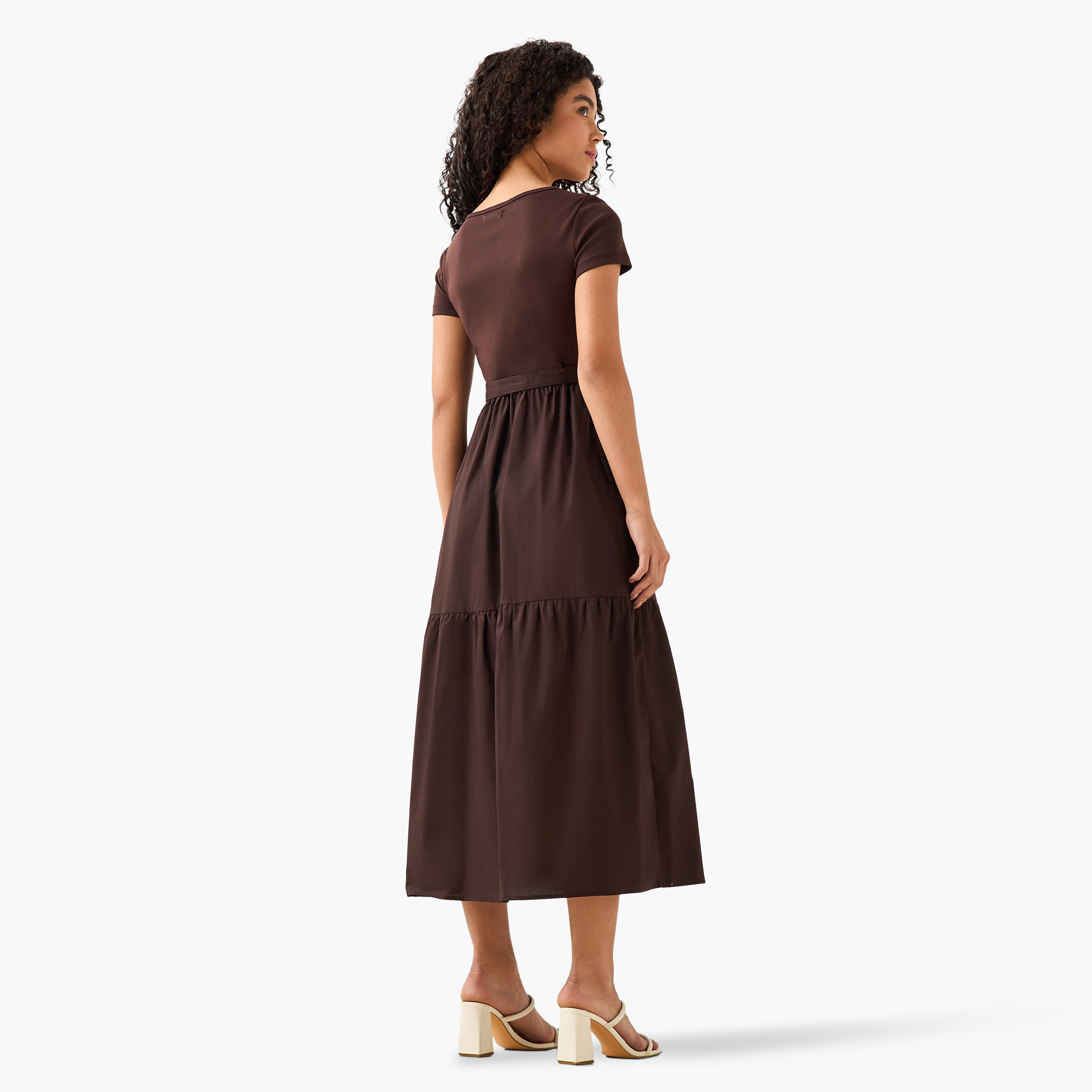 Midi Shirt Dress with Tie-Up Belt-women-clothing-dresses-image-4
