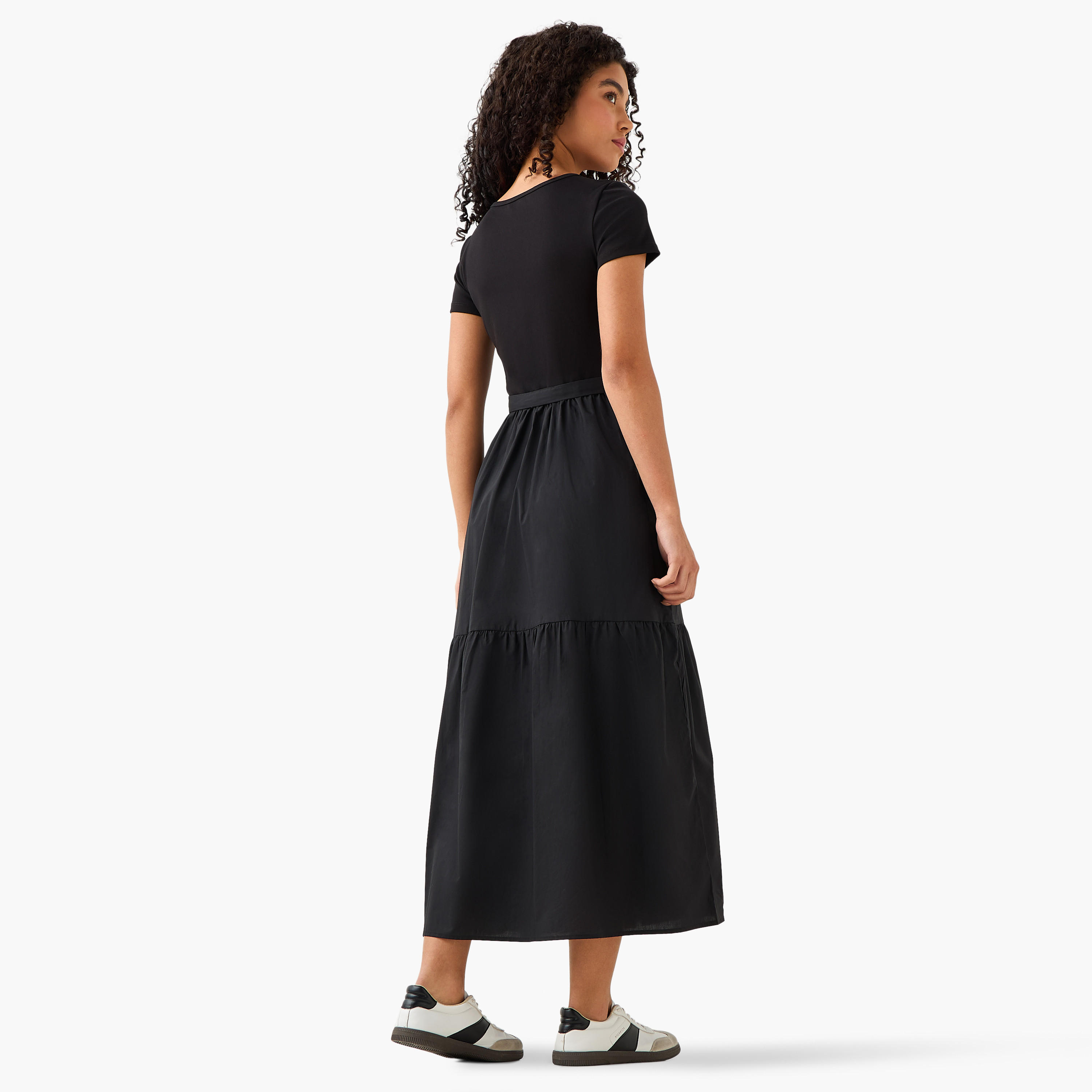 Midi Shirt Dress with Tie-Up Belt-women-clothing-dresses-image-5