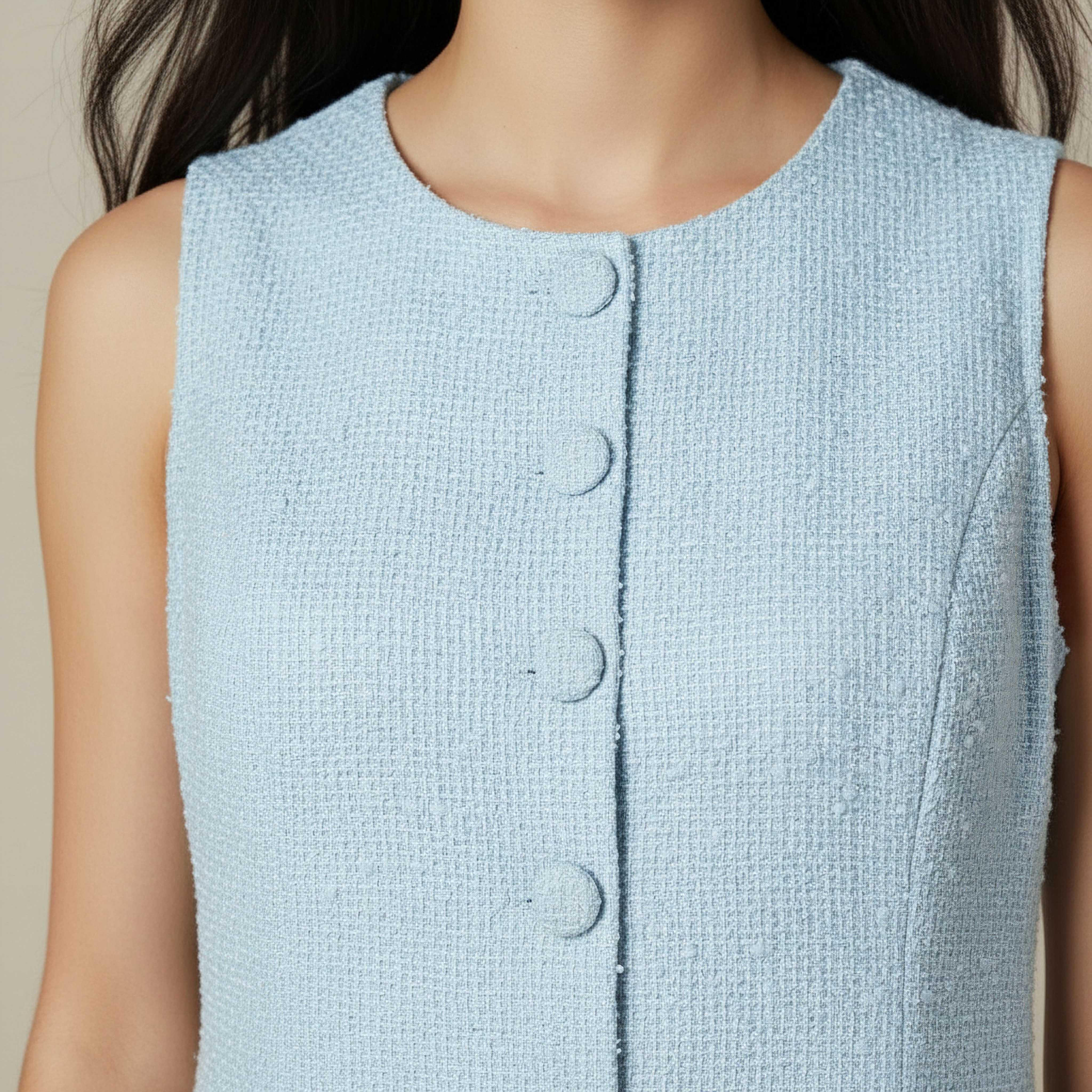 Mini Tweed Knit A-Line Dress-women-clothing-dresses-image-4