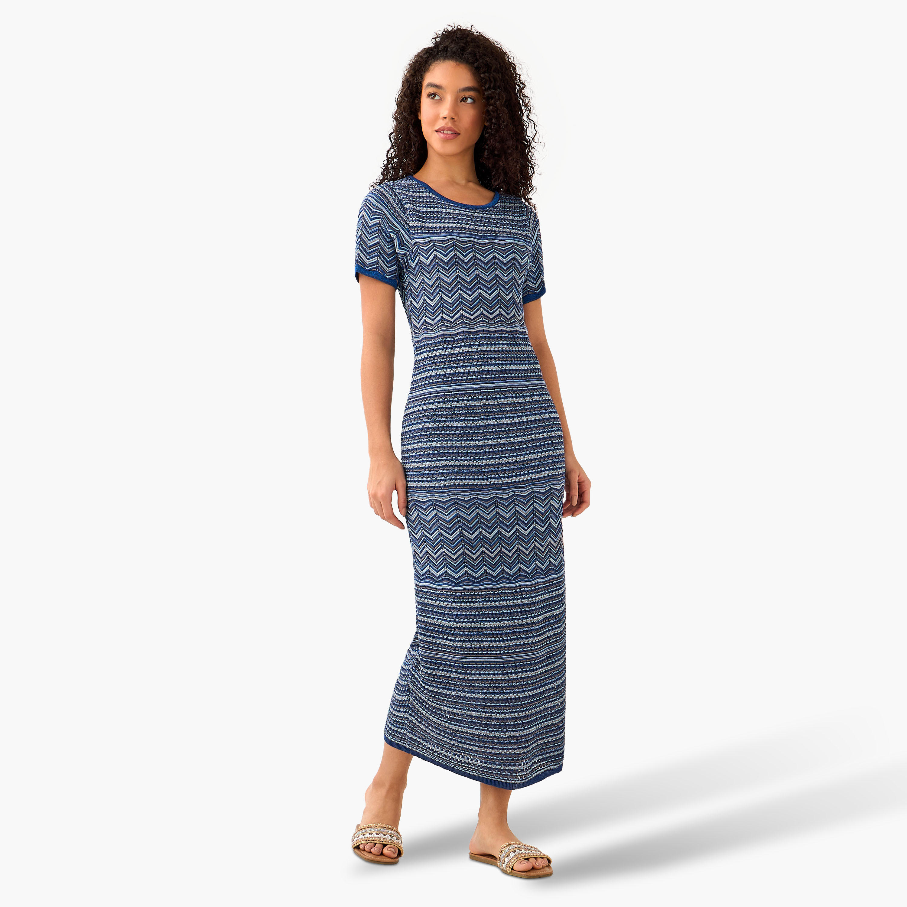 فستان نسائي ضيق بارز الملمس-women-clothing-dresses-image-3
