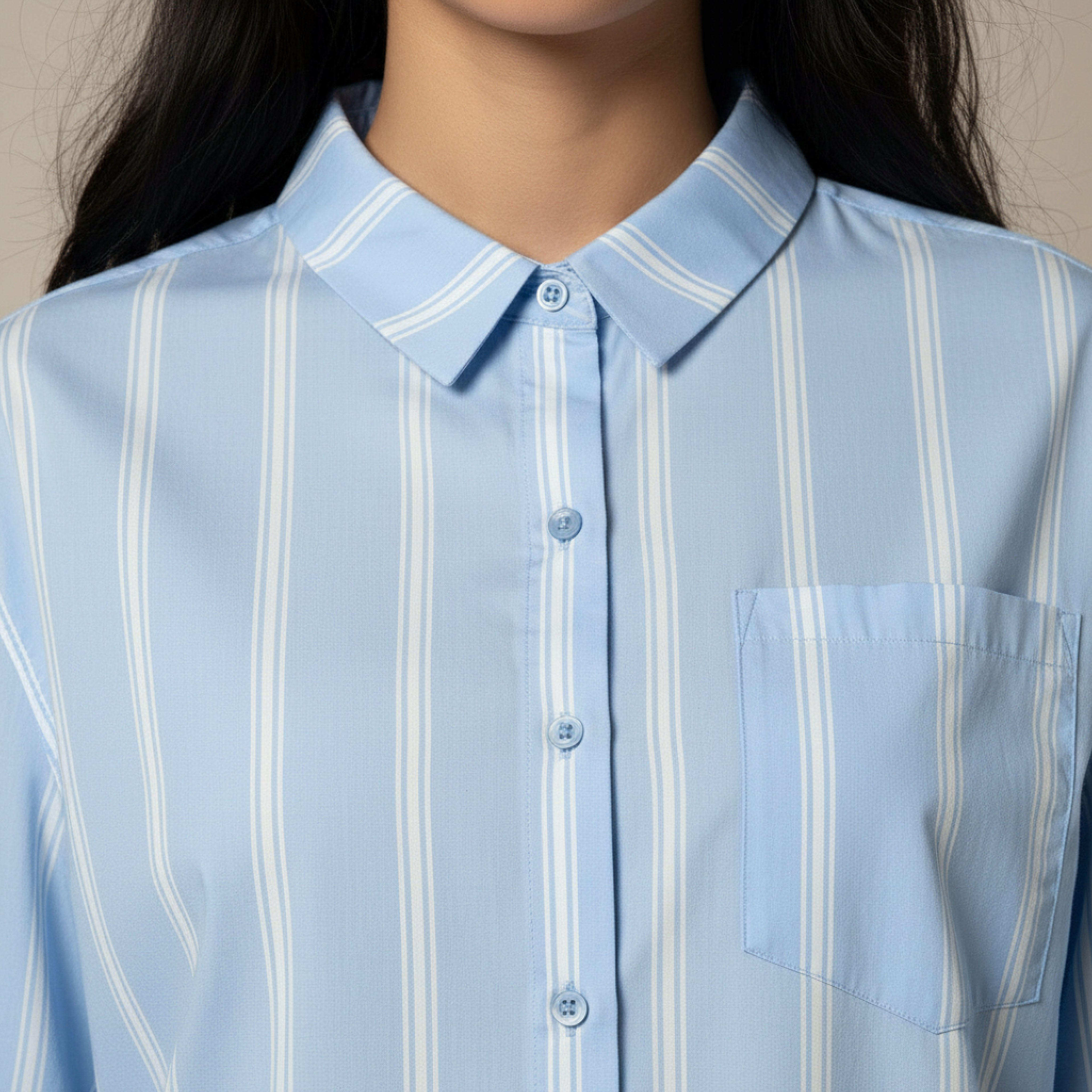 Oversized Cotton Shirt with Stripes-women-clothing-shirtsandblouses-shirts-image-3