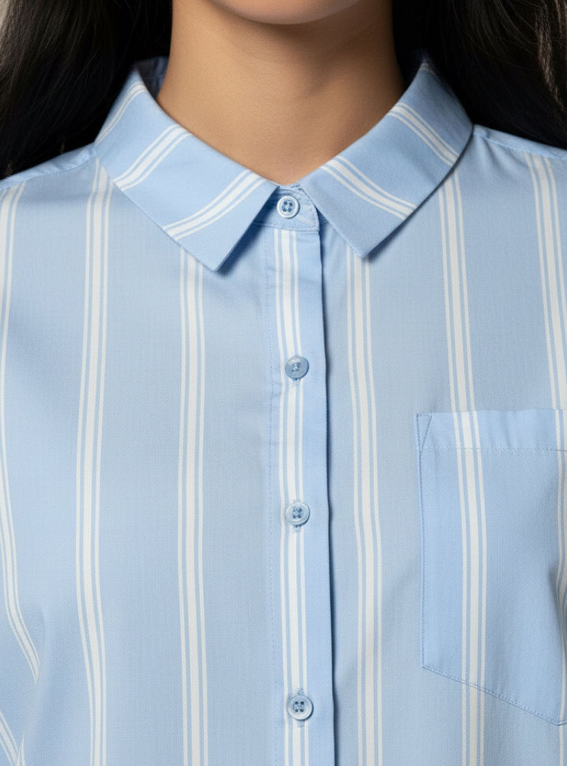 Oversized Cotton Shirt with Stripes-women-clothing-shirtsandblouses-shirts-image-3